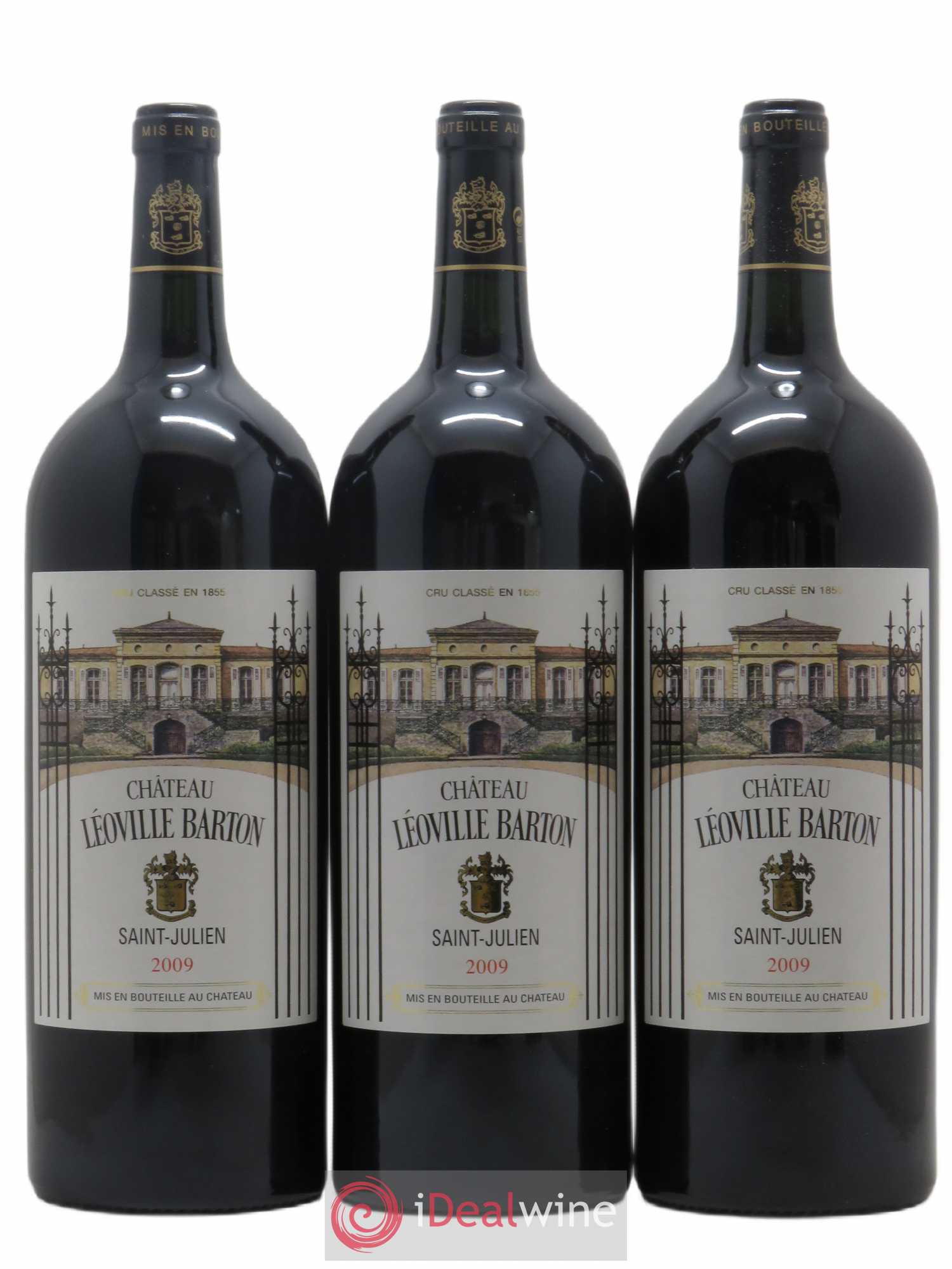 Château Léoville Barton 2ème Grand Cru Classé 2009 - Lot de 3 magnums - 0