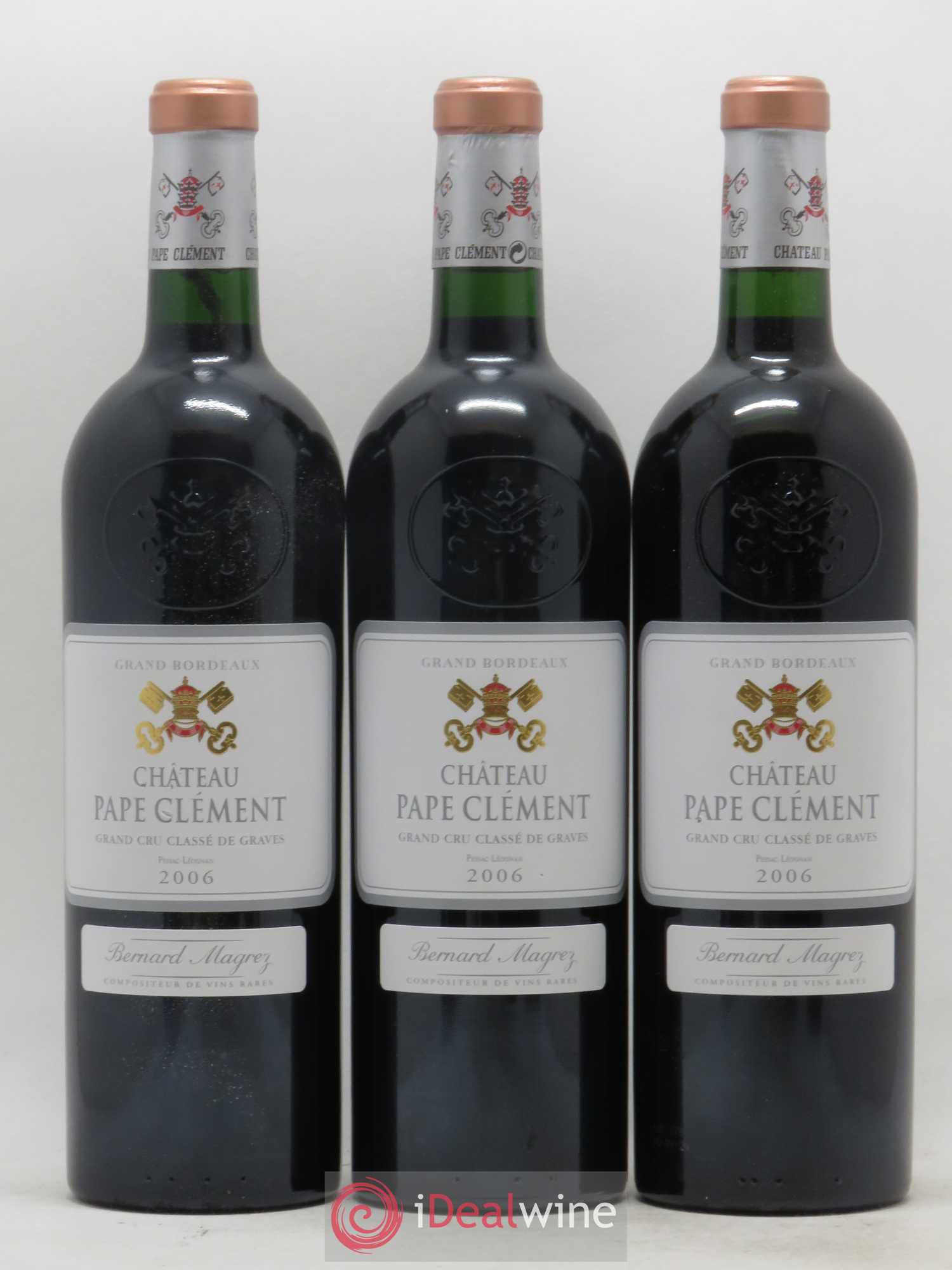 Château Pape Clément Cru Classé de Graves 2006 - Lot de 6 bouteilles - 1