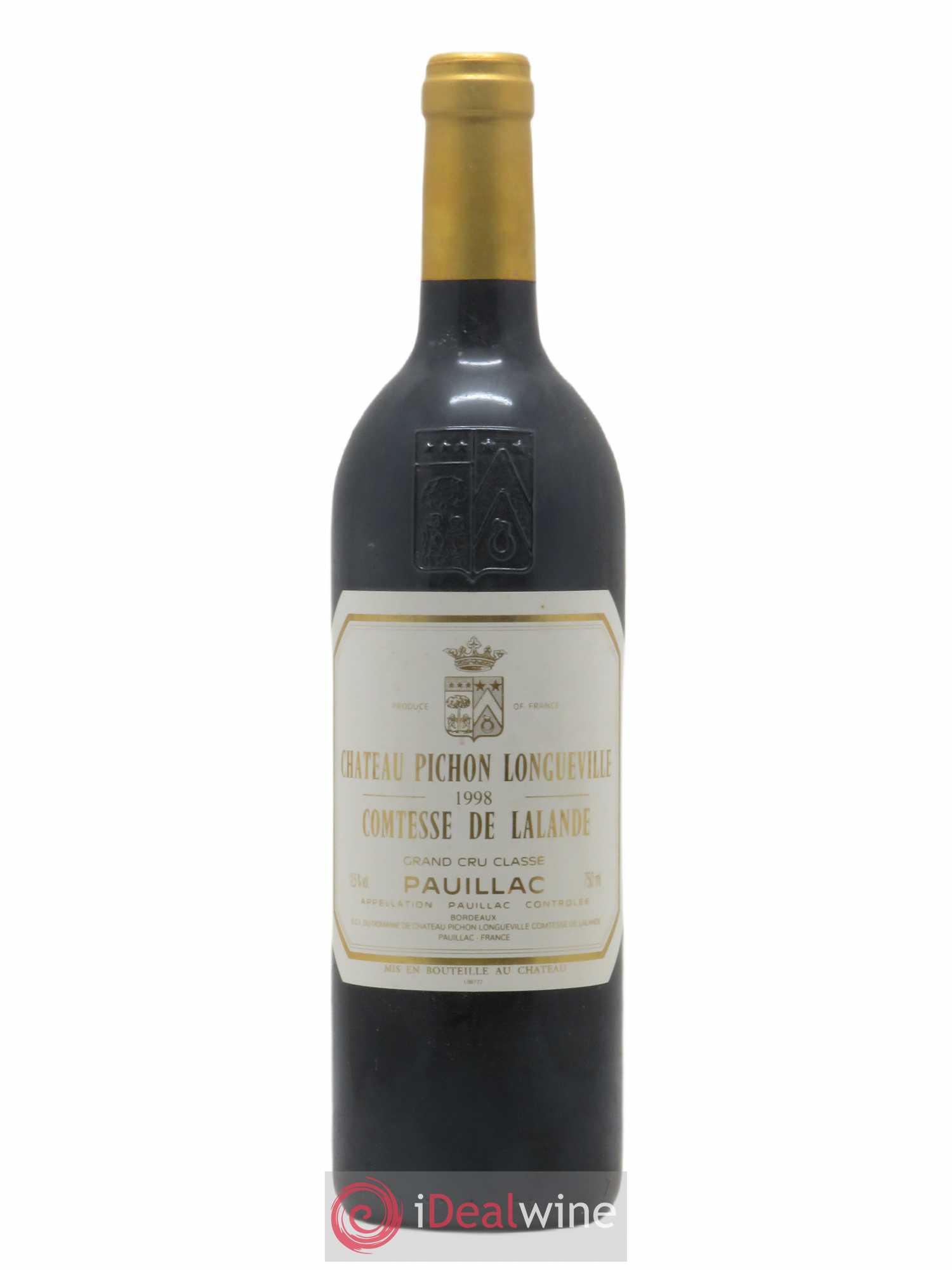 Château Pichon Longueville Comtesse de Lalande 2ème Grand Cru Classé 1998 - Lot de 1 bouteille - 0