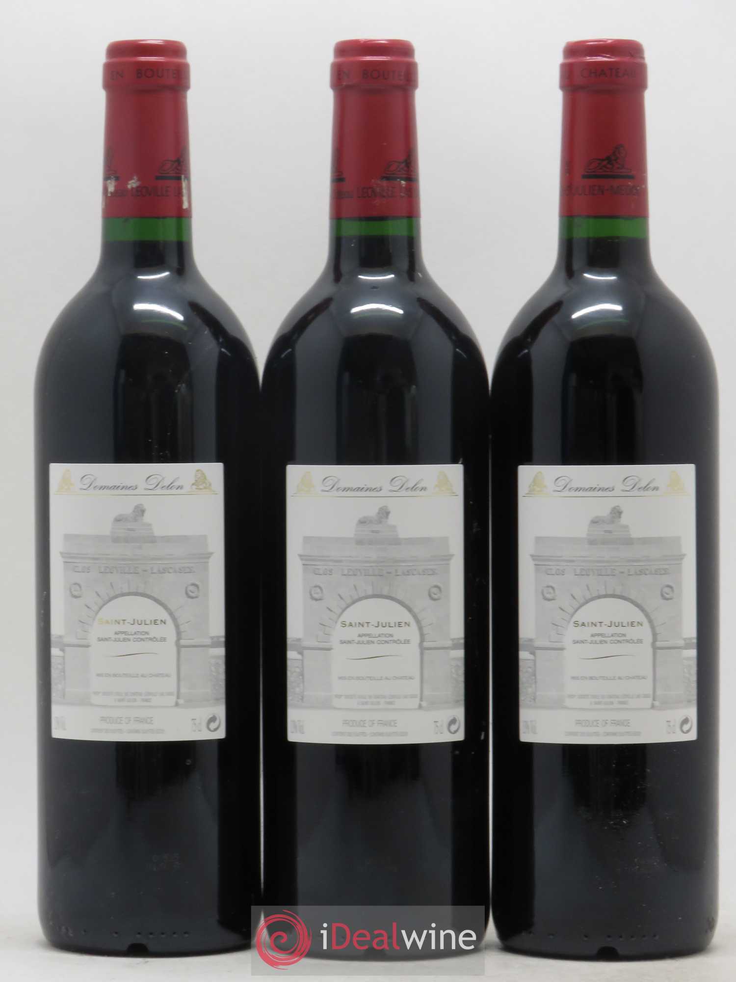 Château Léoville Las Cases 2ème Grand Cru Classé 2003 - Lot de 3 bouteilles - 1