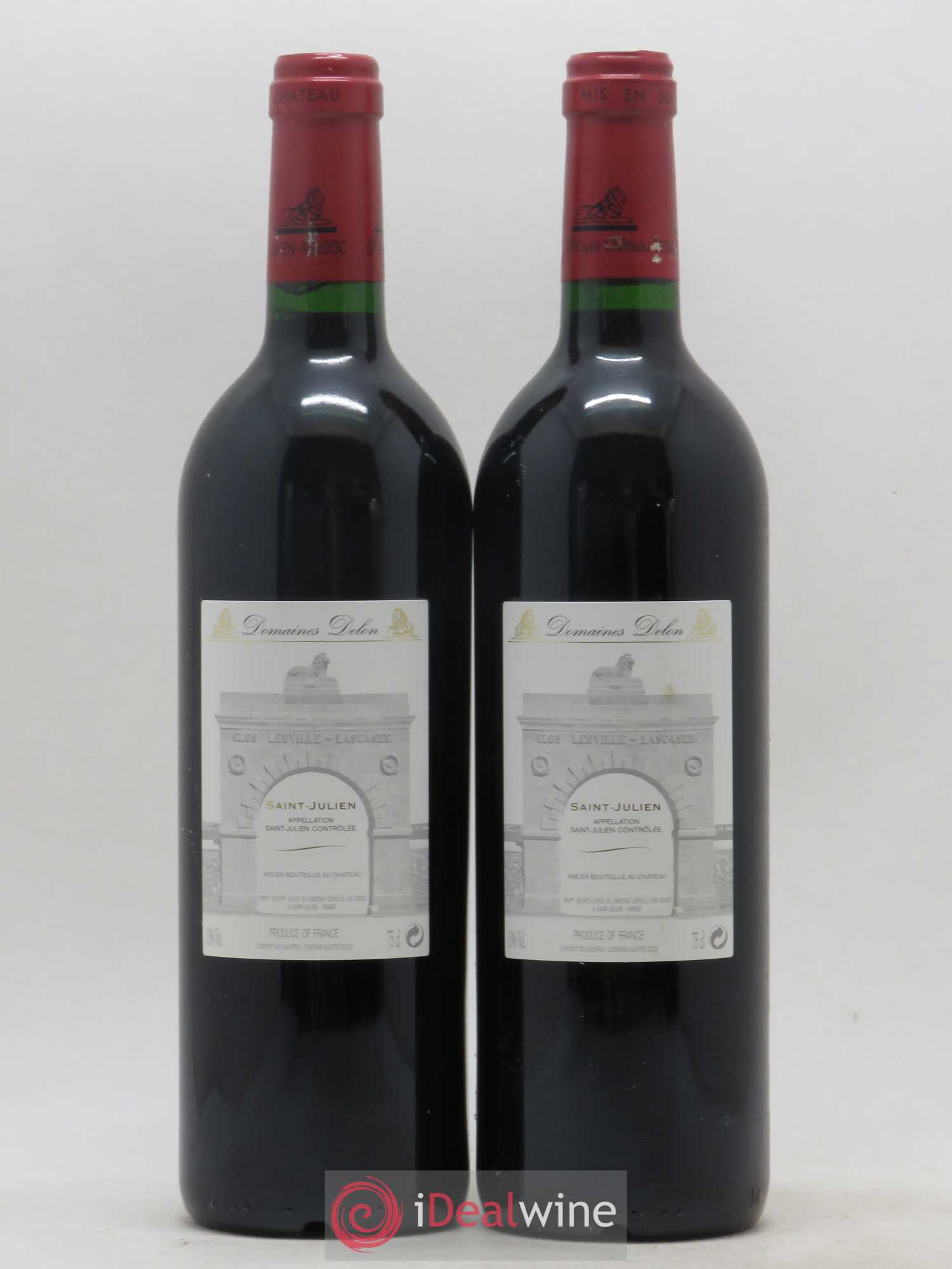 Château Léoville Las Cases 2ème Grand Cru Classé 2003 - Lot de 2 bouteilles - 1