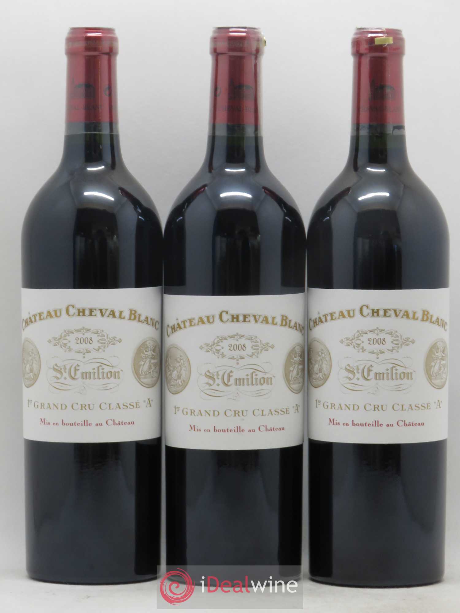 Château Cheval Blanc 1er Grand Cru Classé A 2008 - Lot de 6 bouteilles - 1
