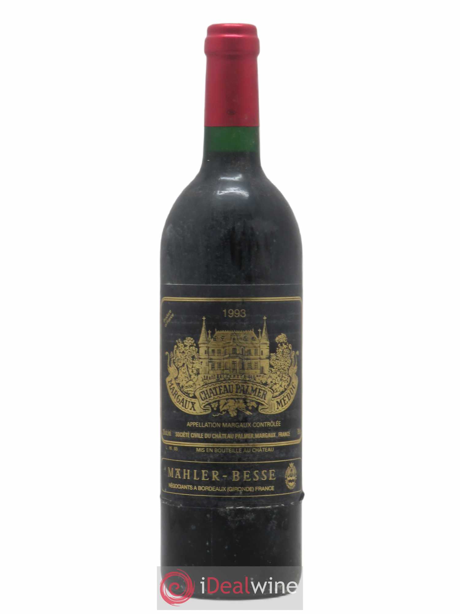 Château Palmer 3ème Grand Cru Classé 1993 - Lot de 1 bouteille - 0