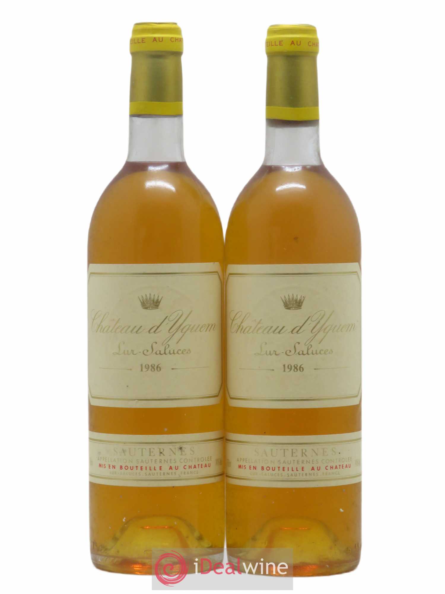 Château d' Yquem 1er Cru Classé Supérieur 1986 - Lotto di 2 bottiglie - 0