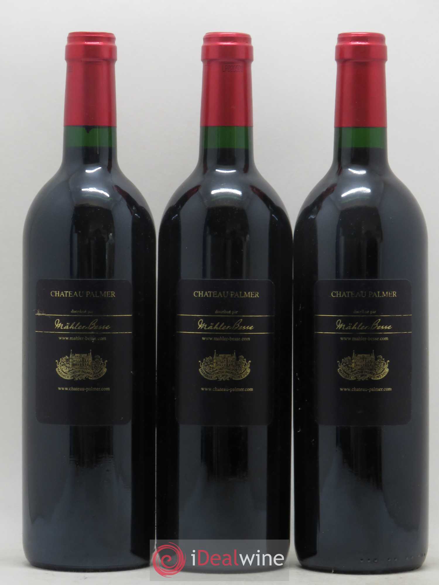 Château Palmer 3ème Grand Cru Classé 2002 - Lot de 3 bouteilles - 1