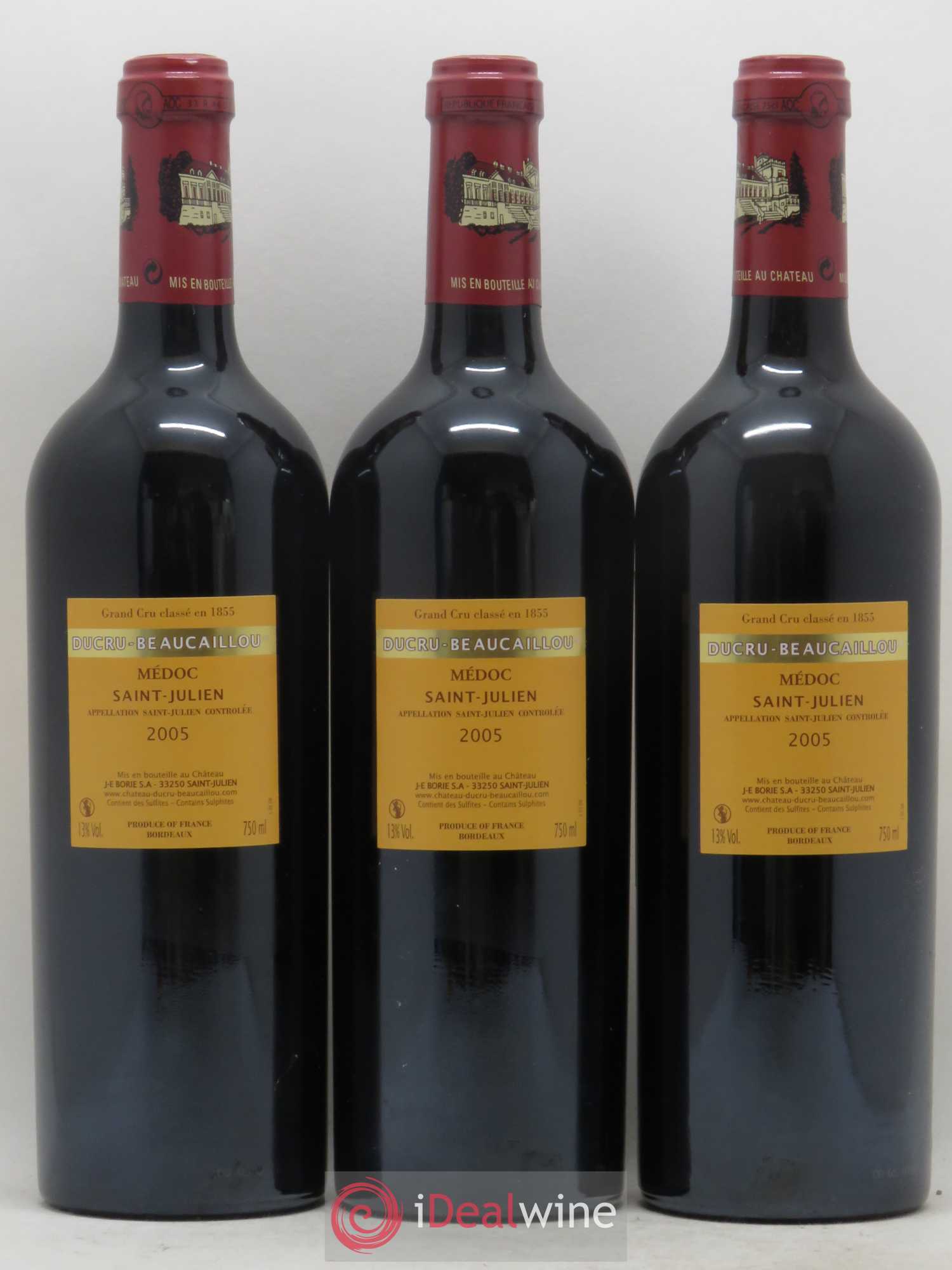 Château Ducru Beaucaillou 2ème Grand Cru Classé 2005 - Lot de 6 bouteilles - 2