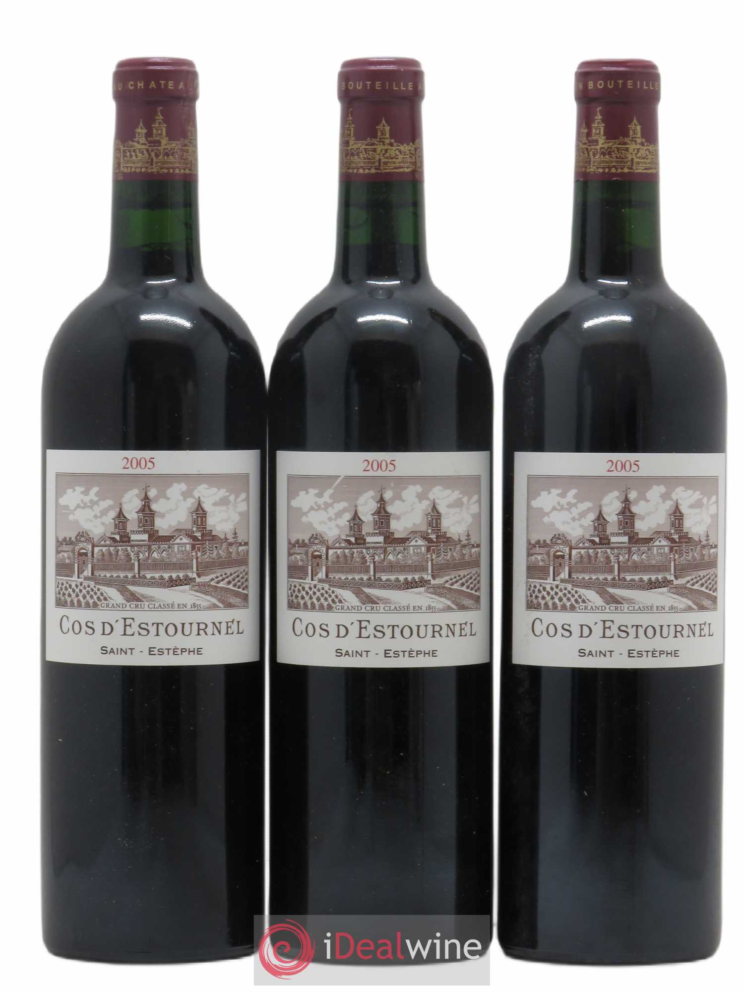 Cos d'Estournel 2ème Grand Cru Classé 2005 - Lot de 3 bouteilles - 0