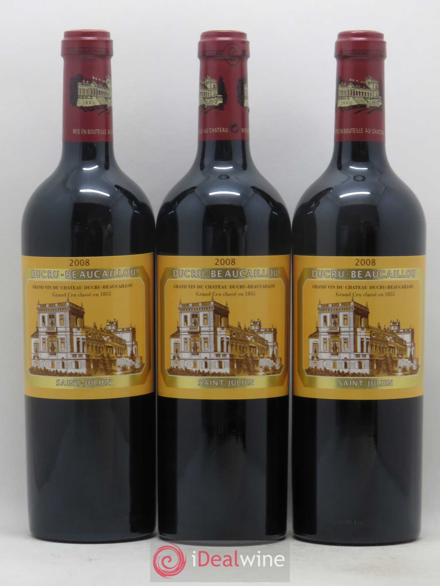 Château Ducru Beaucaillou 2ème Grand Cru Classé 2008 - Lot de 12 bouteilles - 1