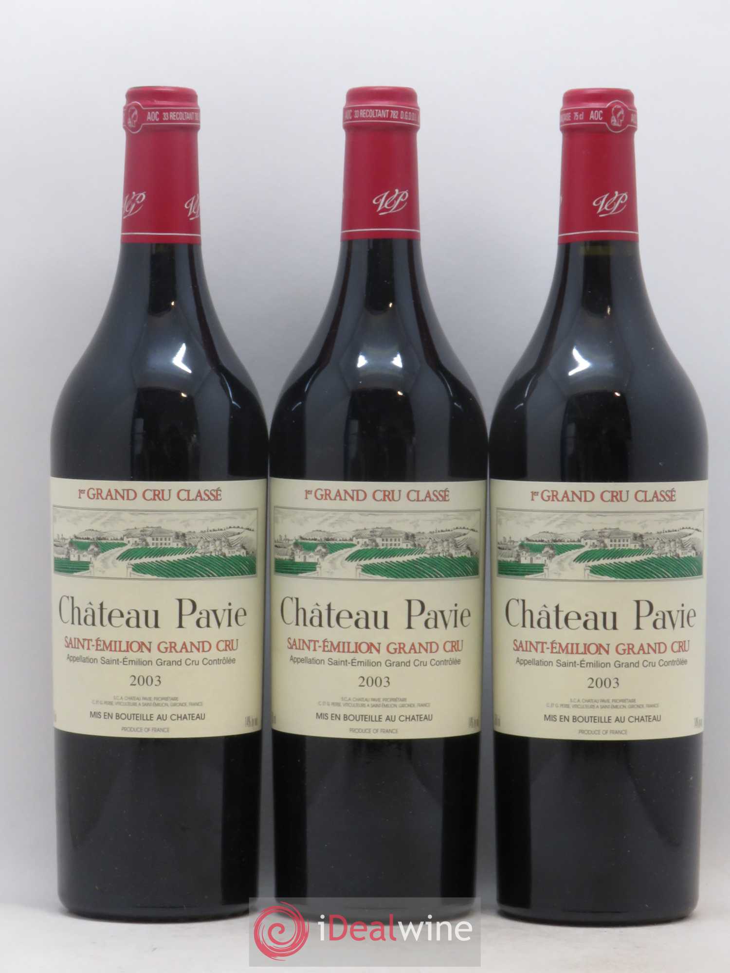 Château Pavie 1er Grand Cru Classé A 2003 - Lot de 12 bouteilles - 4