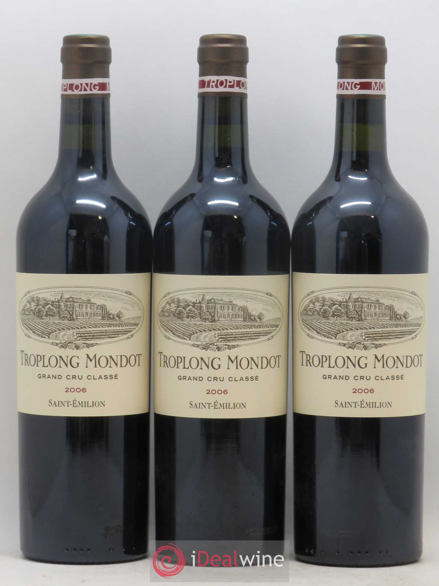 Château Troplong Mondot 1er Grand Cru Classé B 2006 - Lot de 12 bouteilles - 2