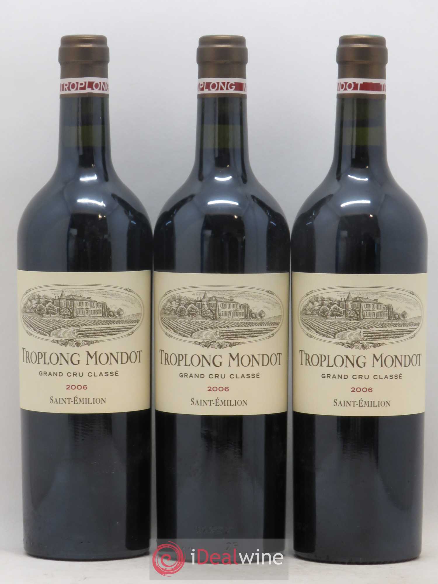Château Troplong Mondot 1er Grand Cru Classé B 2006 - Lot de 12 bouteilles - 3