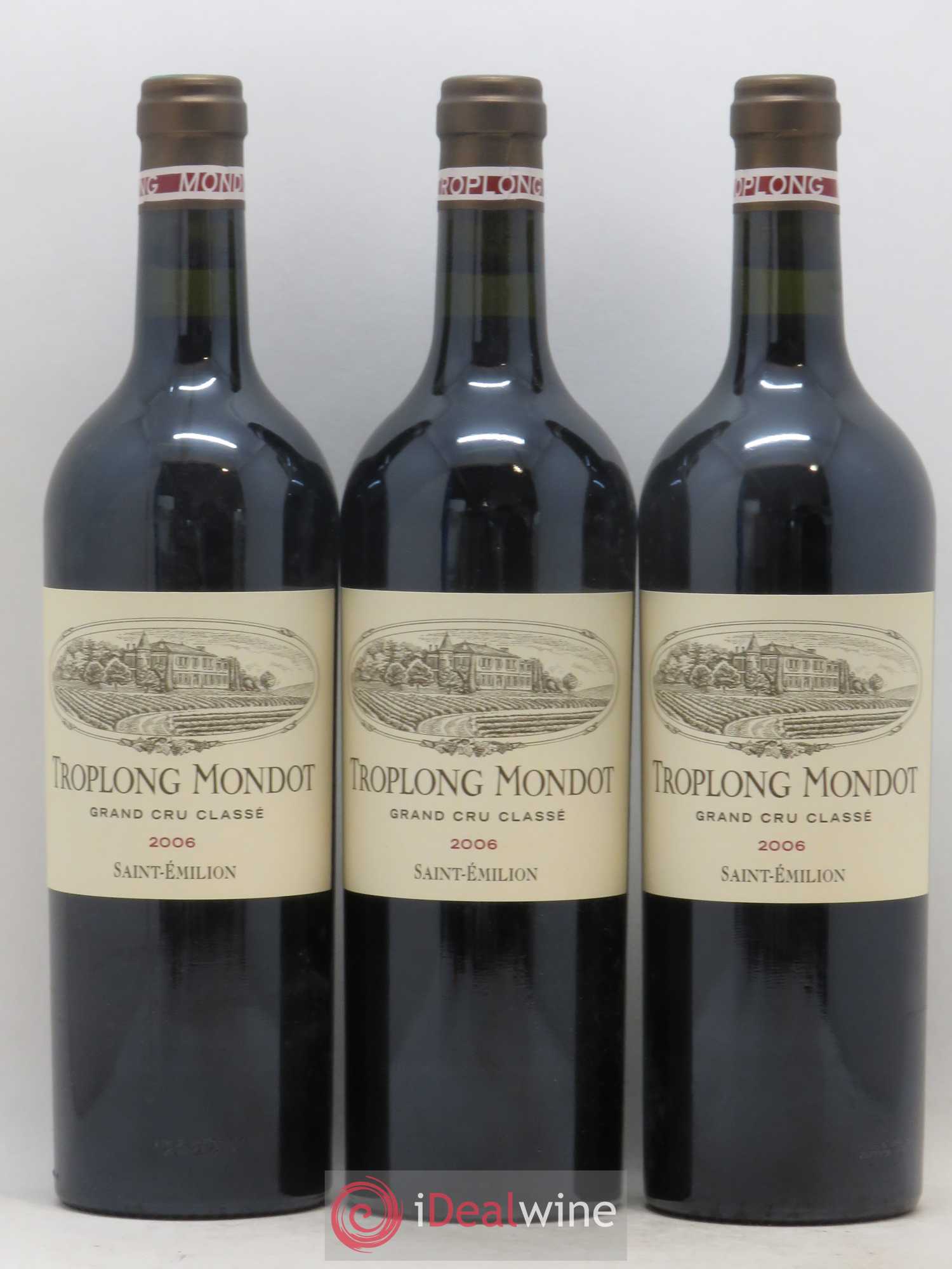 Château Troplong Mondot 1er Grand Cru Classé B 2006 - Lot de 12 bouteilles - 4