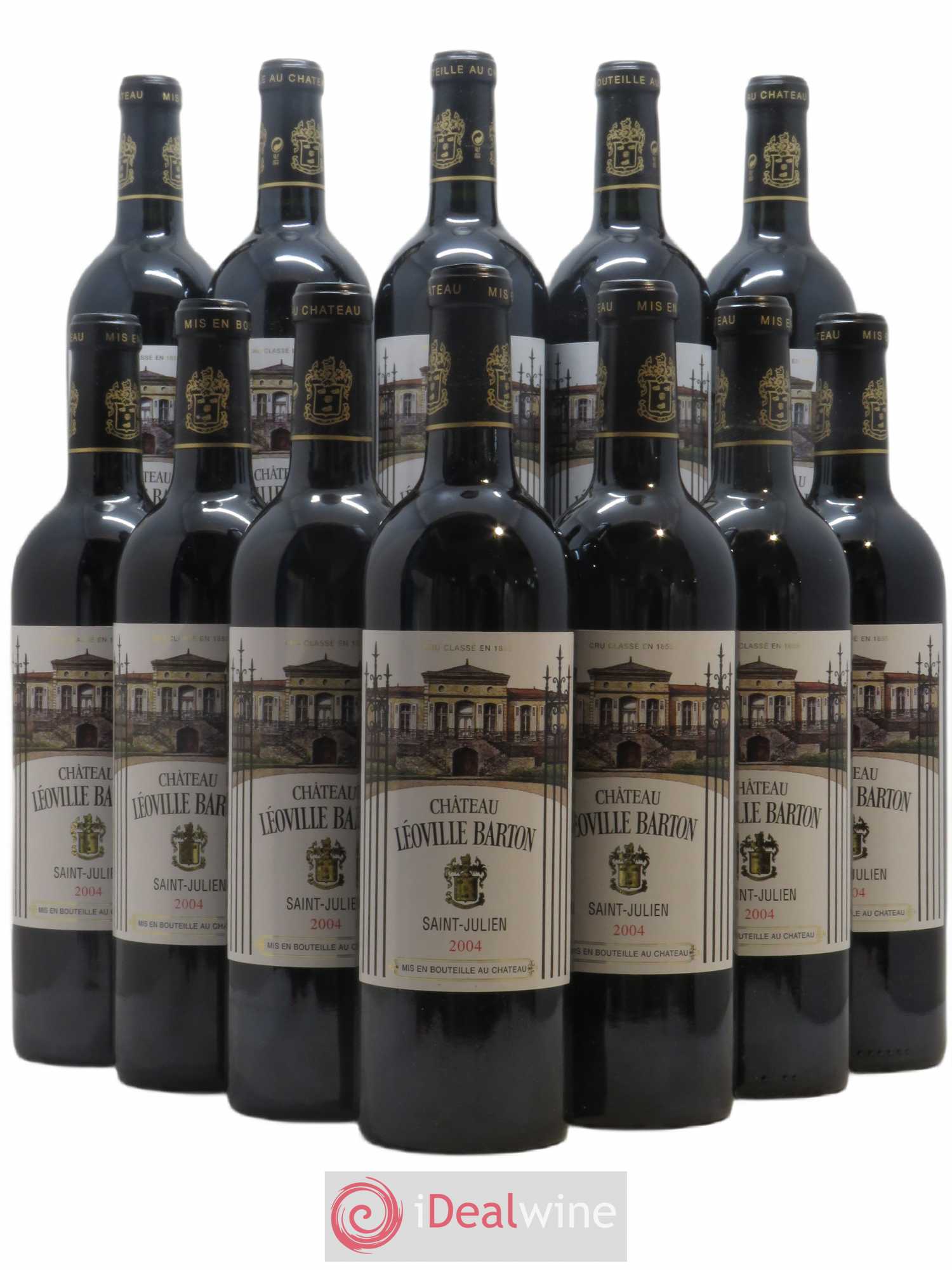 Château Léoville Barton 2ème Grand Cru Classé 2004 - Lot de 12 bouteilles - 0