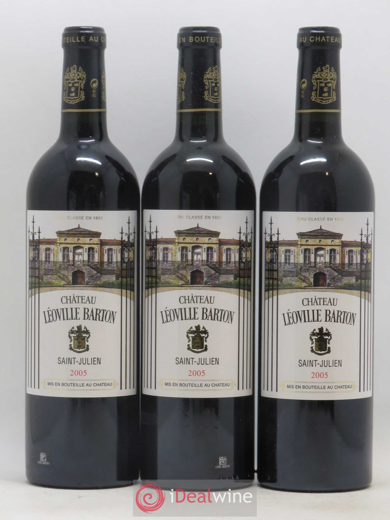 Château Léoville Barton 2ème Grand Cru Classé 2005 - Lot de 12 bouteilles - 1