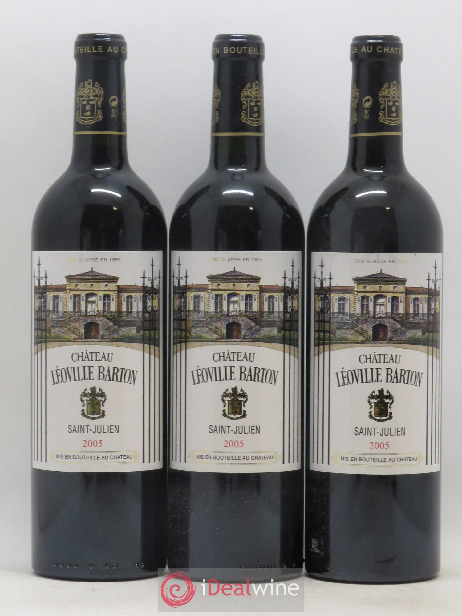 Château Léoville Barton 2ème Grand Cru Classé 2005 - Lot de 12 bouteilles - 4