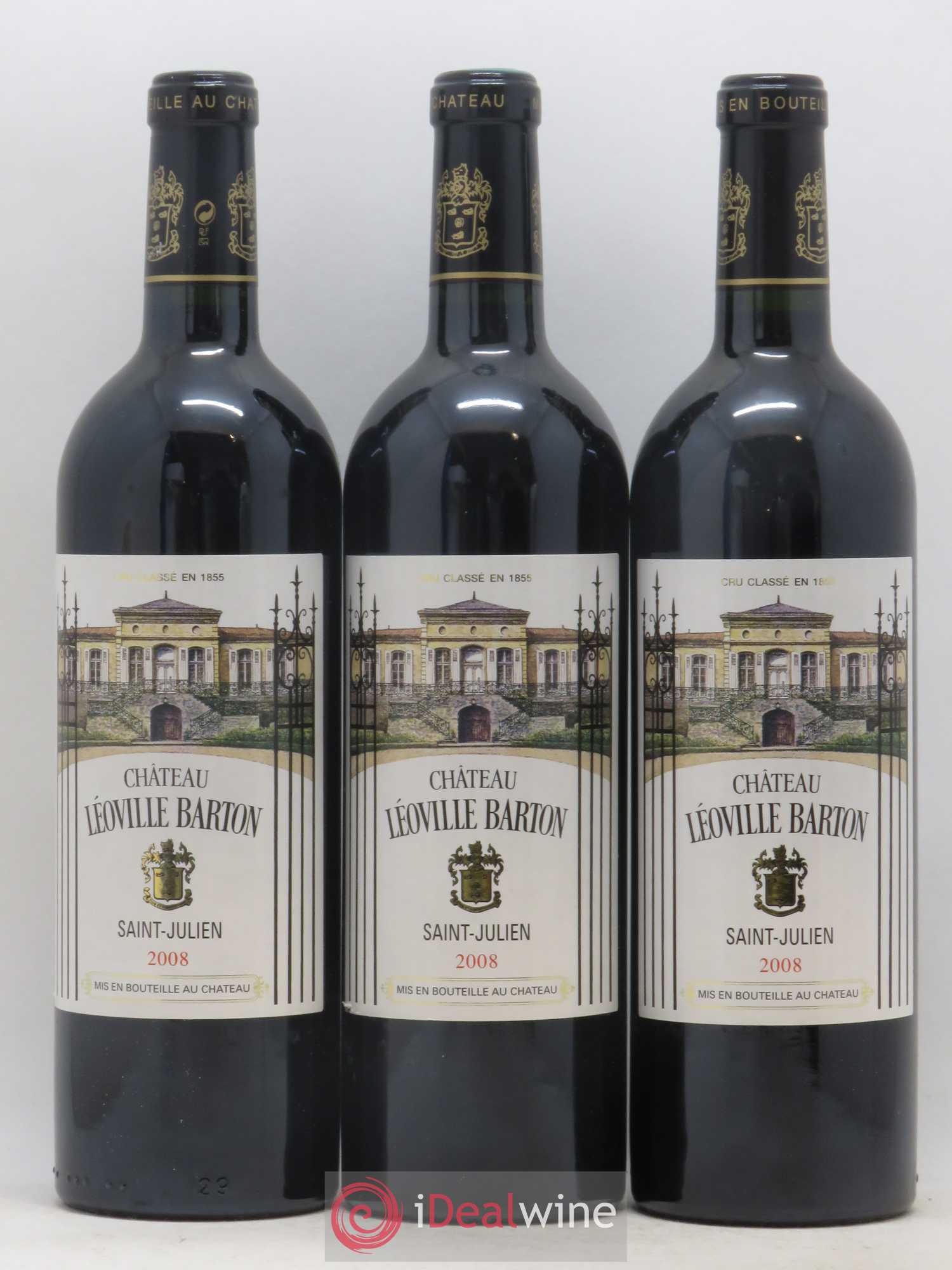 Château Léoville Barton 2ème Grand Cru Classé 2008 - Lot de 12 bouteilles - 2