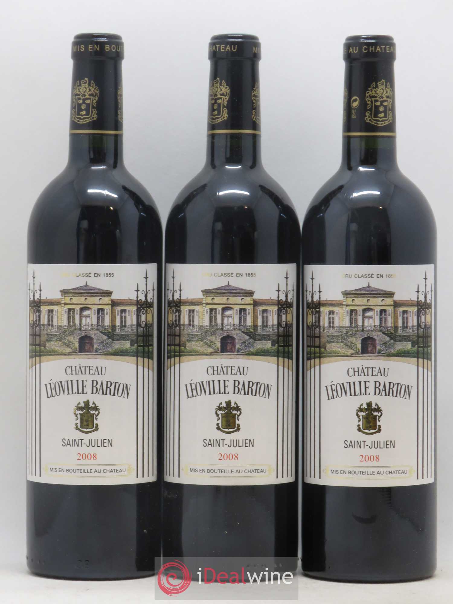 Château Léoville Barton 2ème Grand Cru Classé 2008 - Lot de 12 bouteilles - 3
