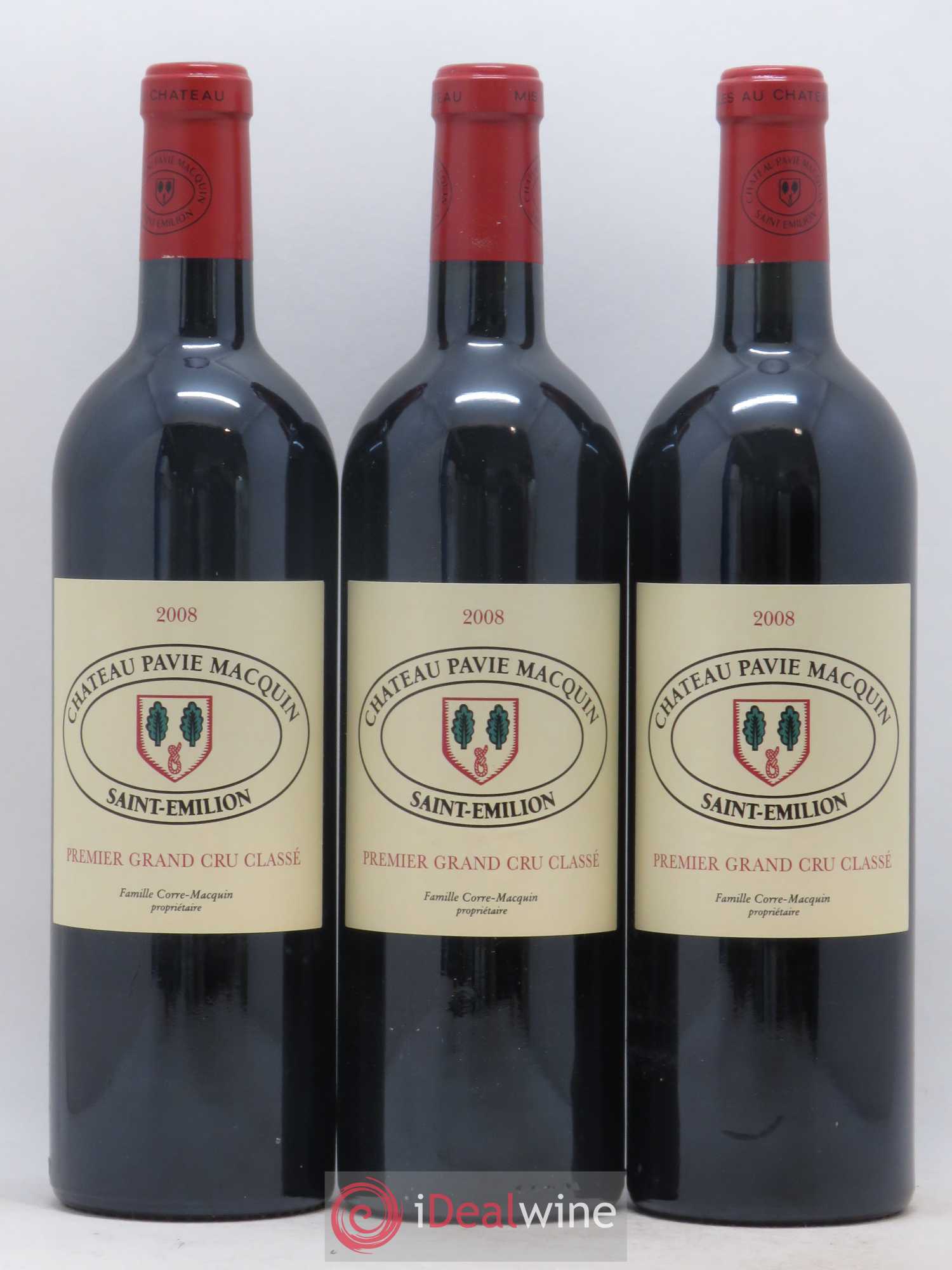Château Pavie Macquin 1er Grand Cru Classé B 2008 - Lot de 12 bouteilles - 2