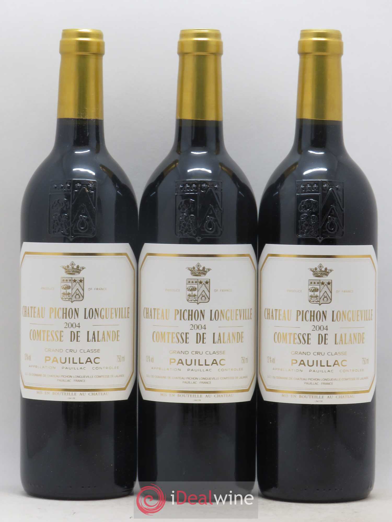 Château Pichon Longueville Comtesse de Lalande 2ème Grand Cru Classé 2004 - Lot de 12 bouteilles - 1
