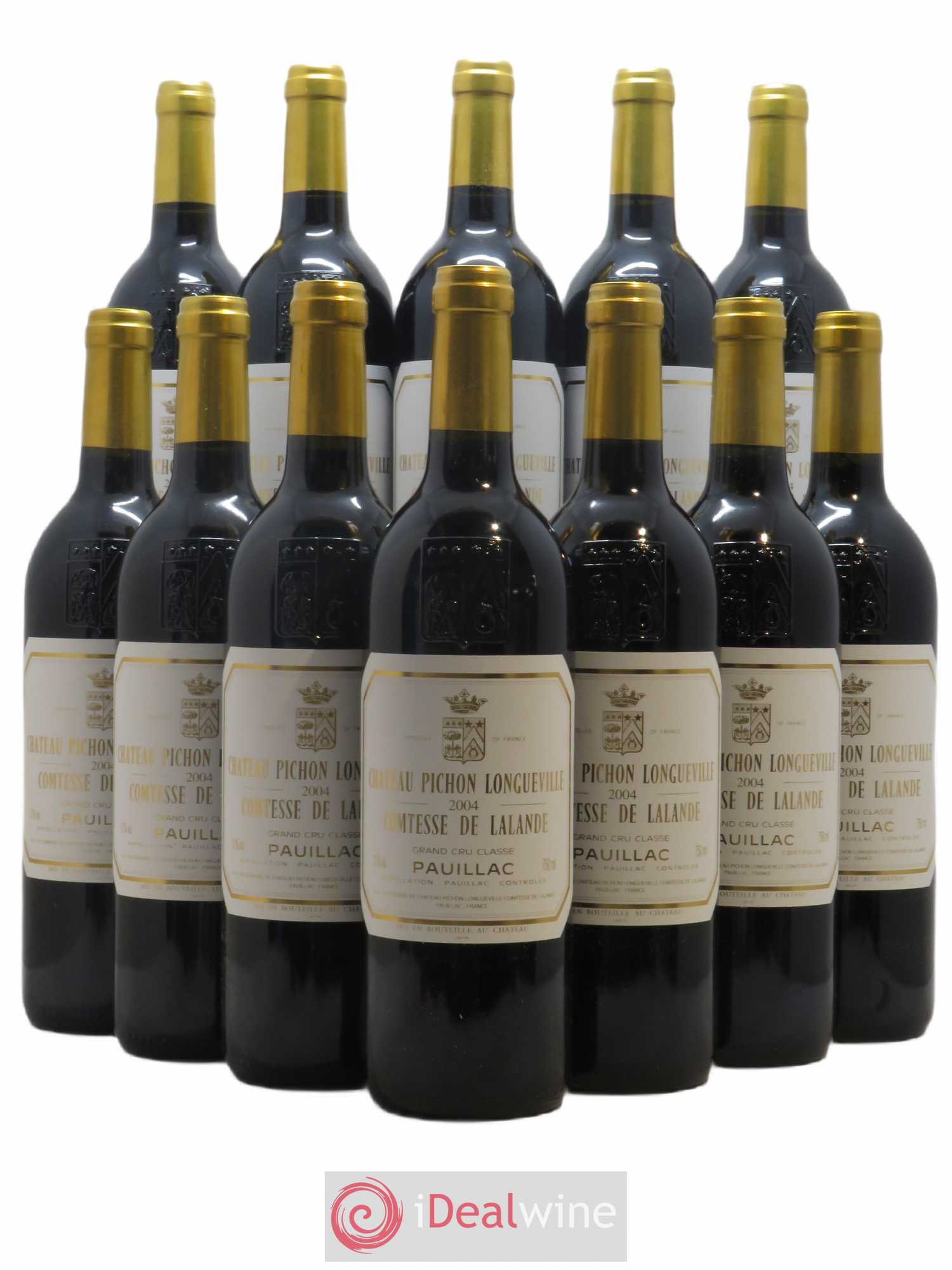 Château Pichon Longueville Comtesse de Lalande 2ème Grand Cru Classé 2004 - Lot de 12 bouteilles - 0