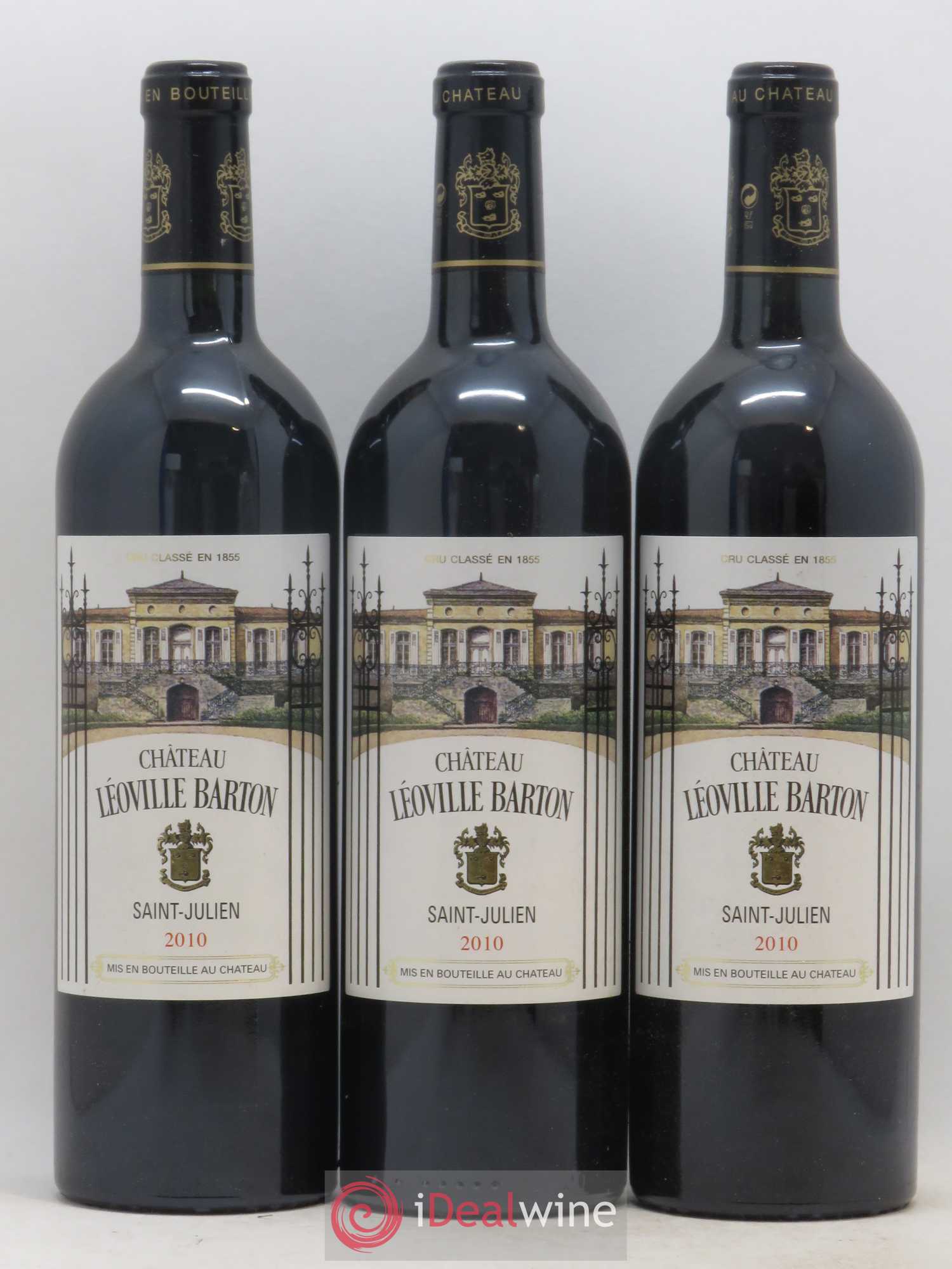 Château Léoville Barton 2ème Grand Cru Classé 2010 - Lot de 12 bouteilles - 1