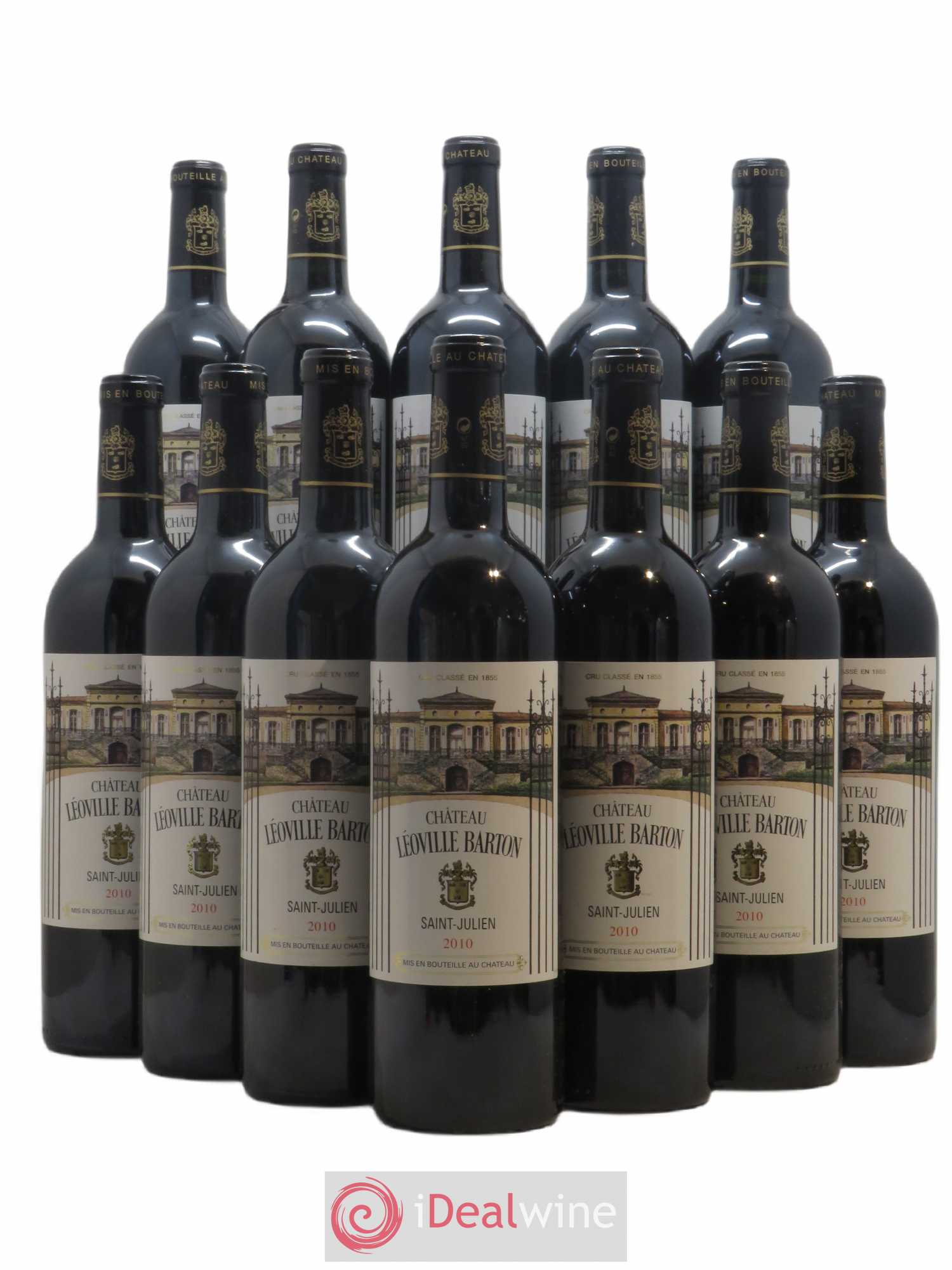 Château Léoville Barton 2ème Grand Cru Classé 2010 - Lot de 12 bouteilles - 0