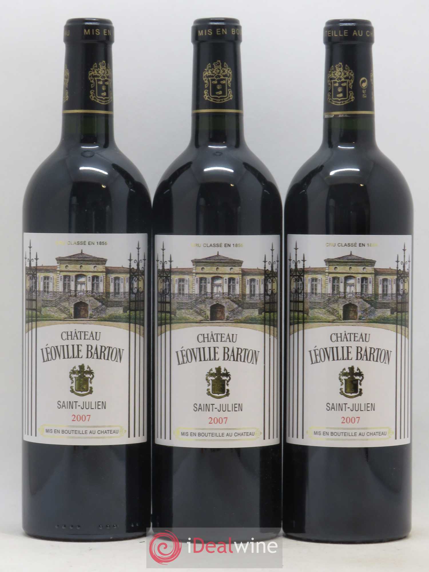 Château Léoville Barton 2ème Grand Cru Classé 2007 - Lot de 12 bouteilles - 1