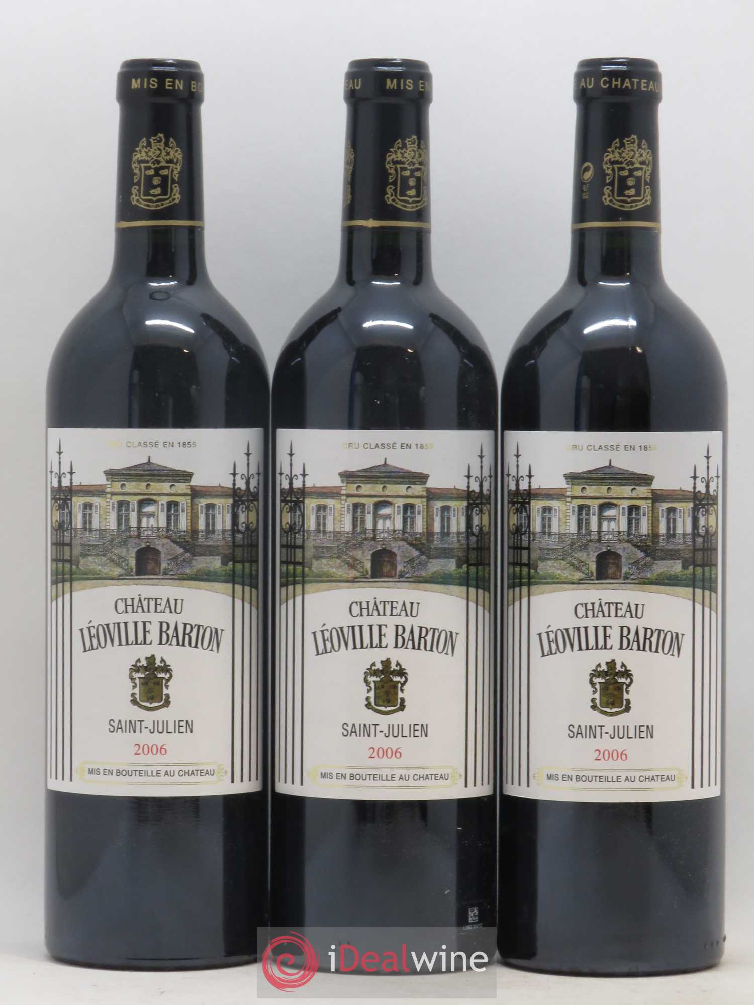 Château Léoville Barton 2ème Grand Cru Classé 2006 - Lot de 12 bouteilles - 1