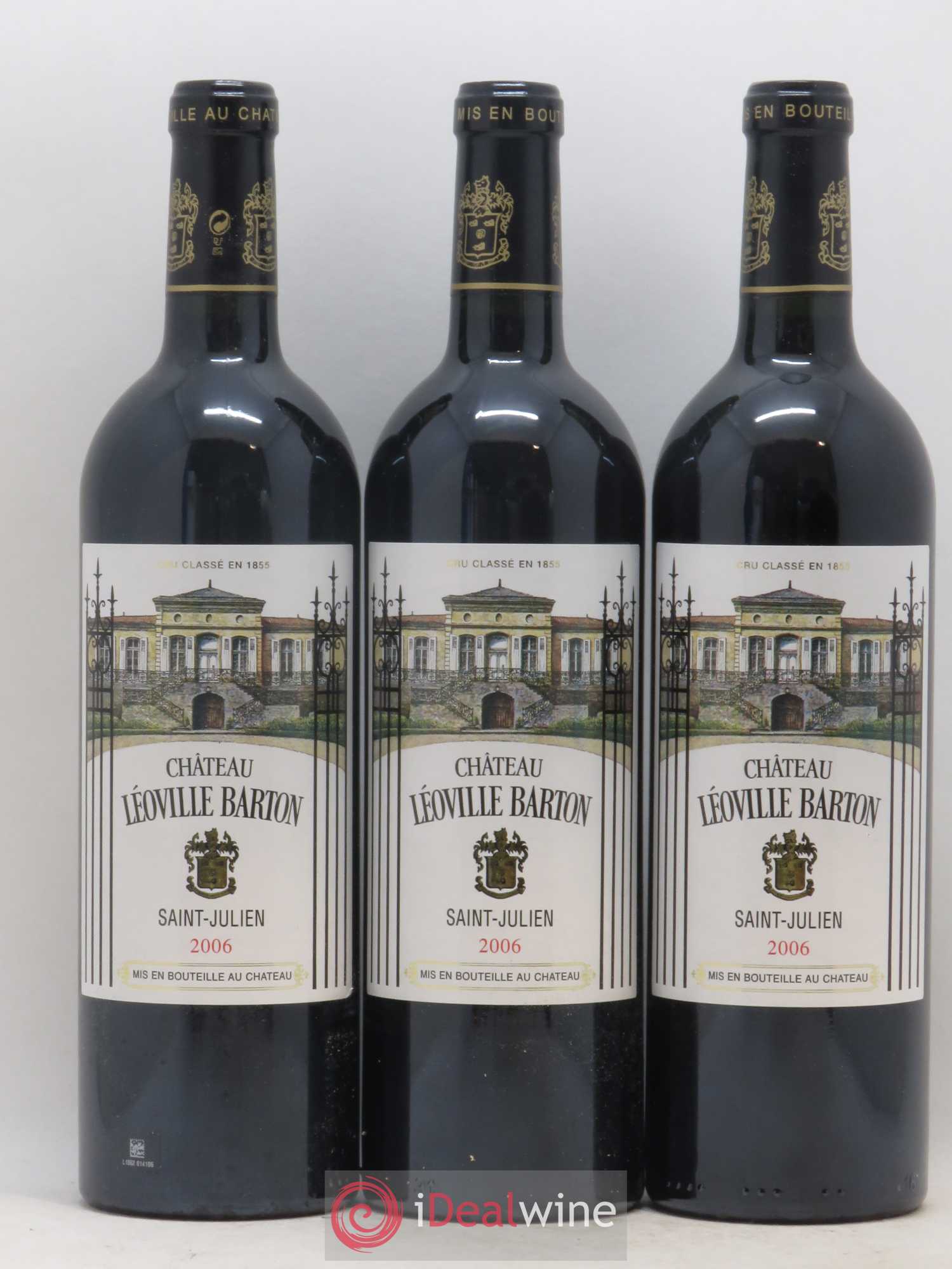 Château Léoville Barton 2ème Grand Cru Classé 2006 - Lot de 12 bouteilles - 4