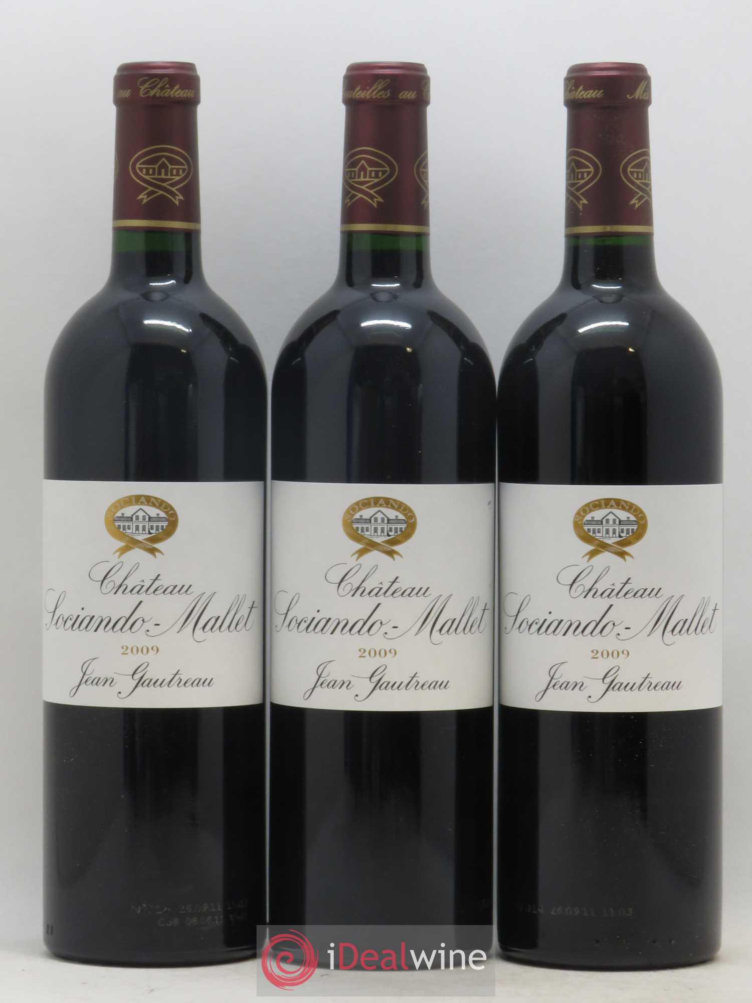 Château Sociando Mallet 2009 - Lot de 12 bouteilles - 2