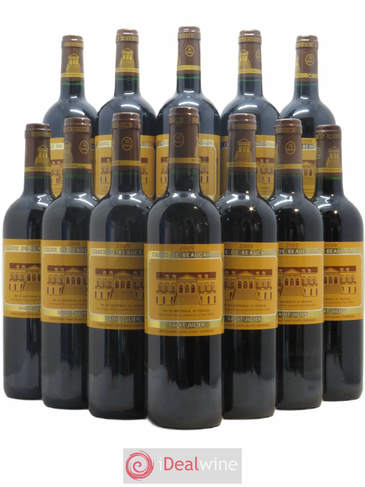 La Croix de Beaucaillou Second Vin 2009 - Lot de 12 bouteilles - 0