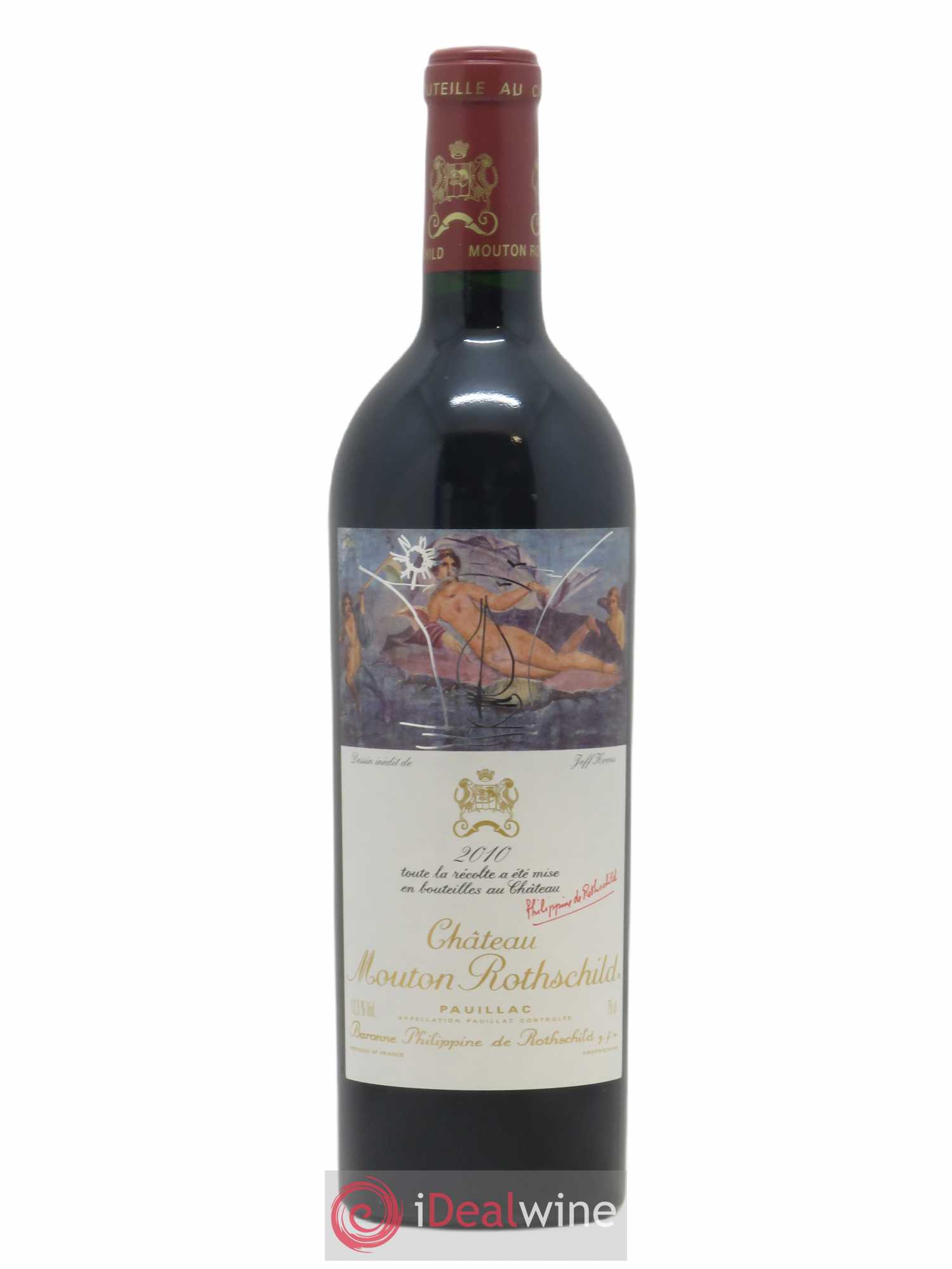 Château Mouton Rothschild 1er Grand Cru Classé 2010 - Lot de 1 bouteille - 0