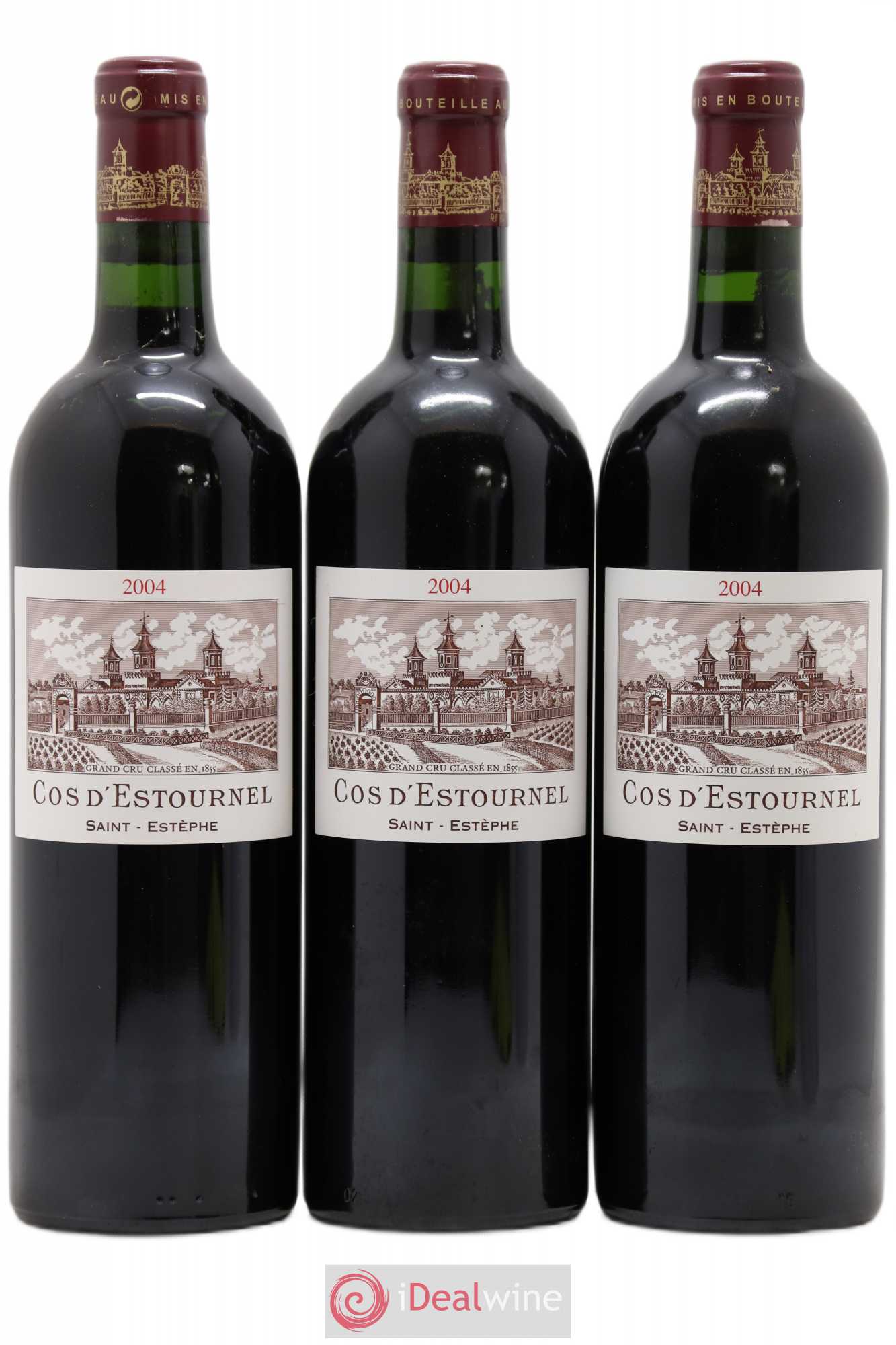 Cos d'Estournel 2ème Grand Cru Classé 2004 - Lot de 3 bouteilles - 0