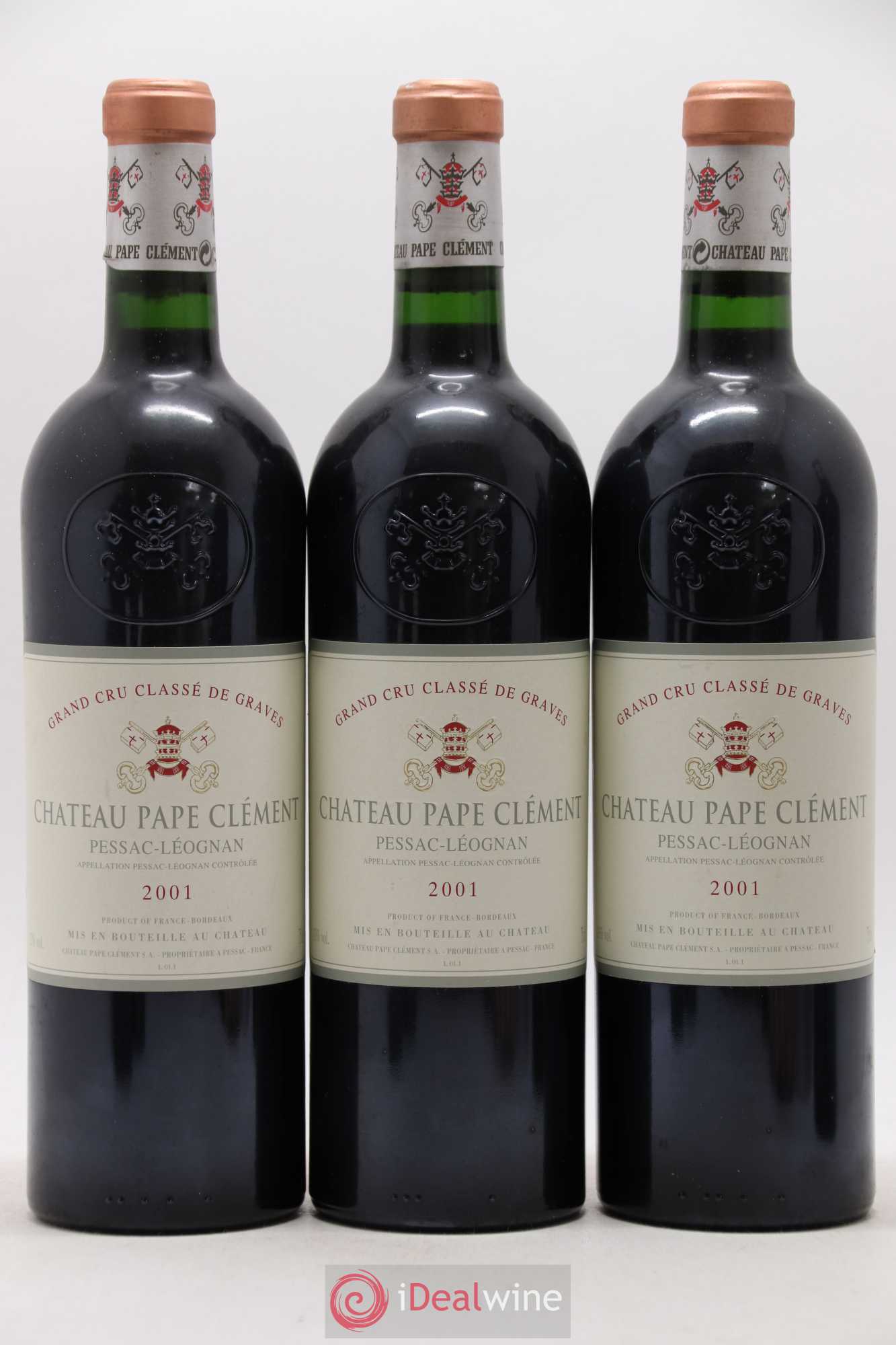 Château Pape Clément Cru Classé de Graves 2001 - Lot de 6 bouteilles - 2