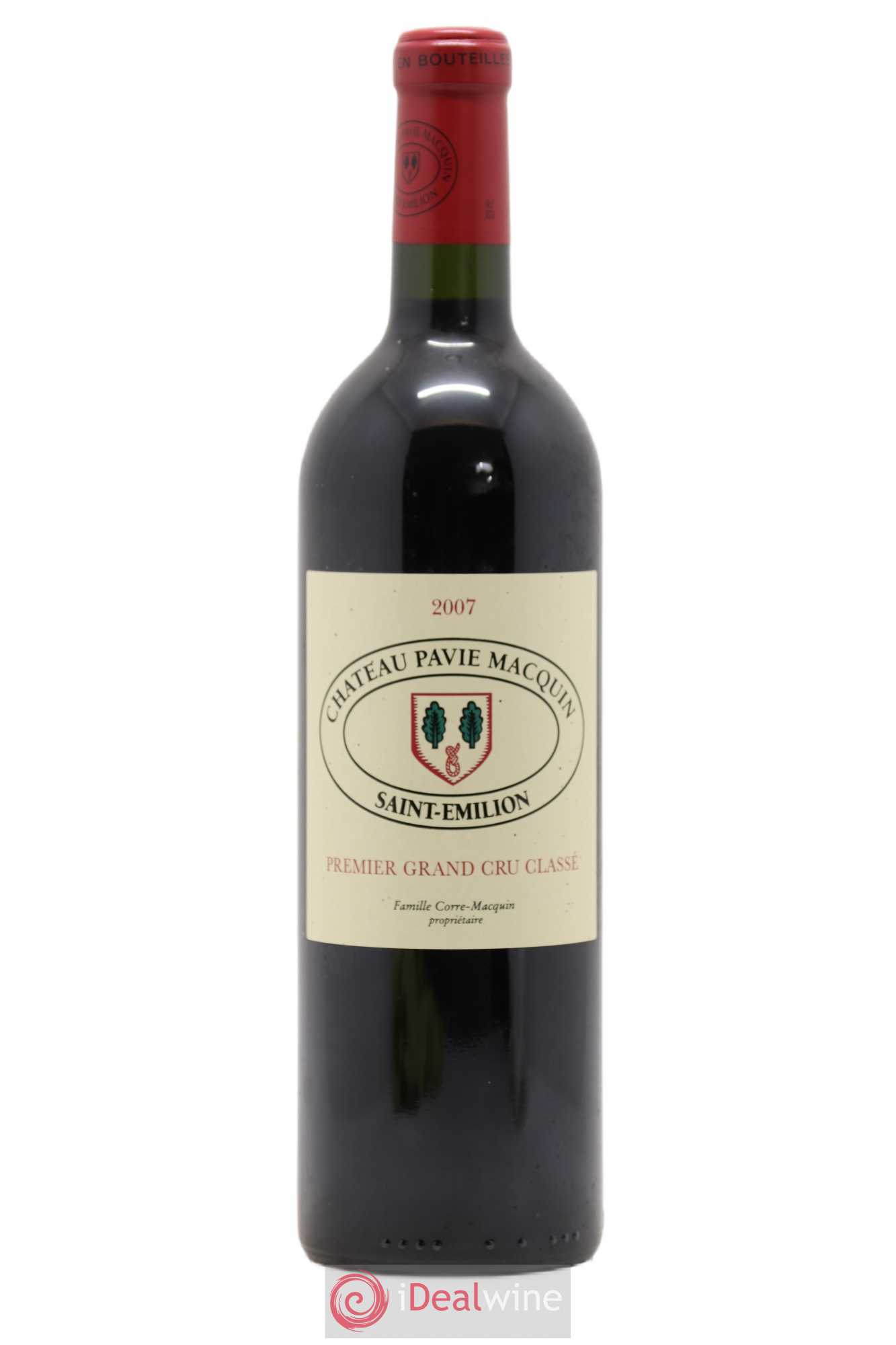 Château Pavie Macquin 1er Grand Cru Classé B 2007 - Lot de 1 bouteille - 0