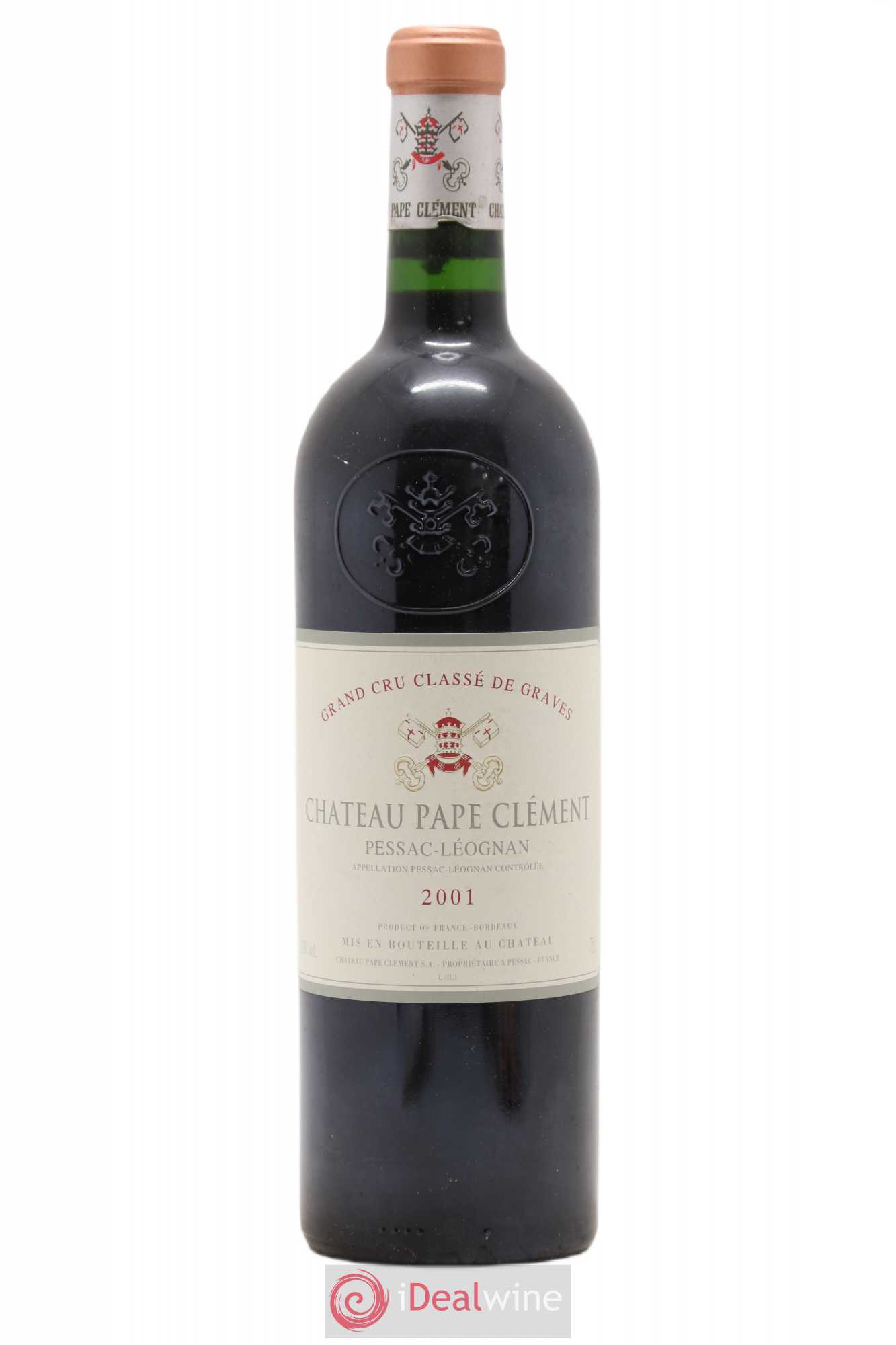 Château Pape Clément Cru Classé de Graves 2001 - Lot de 1 bouteille - 0