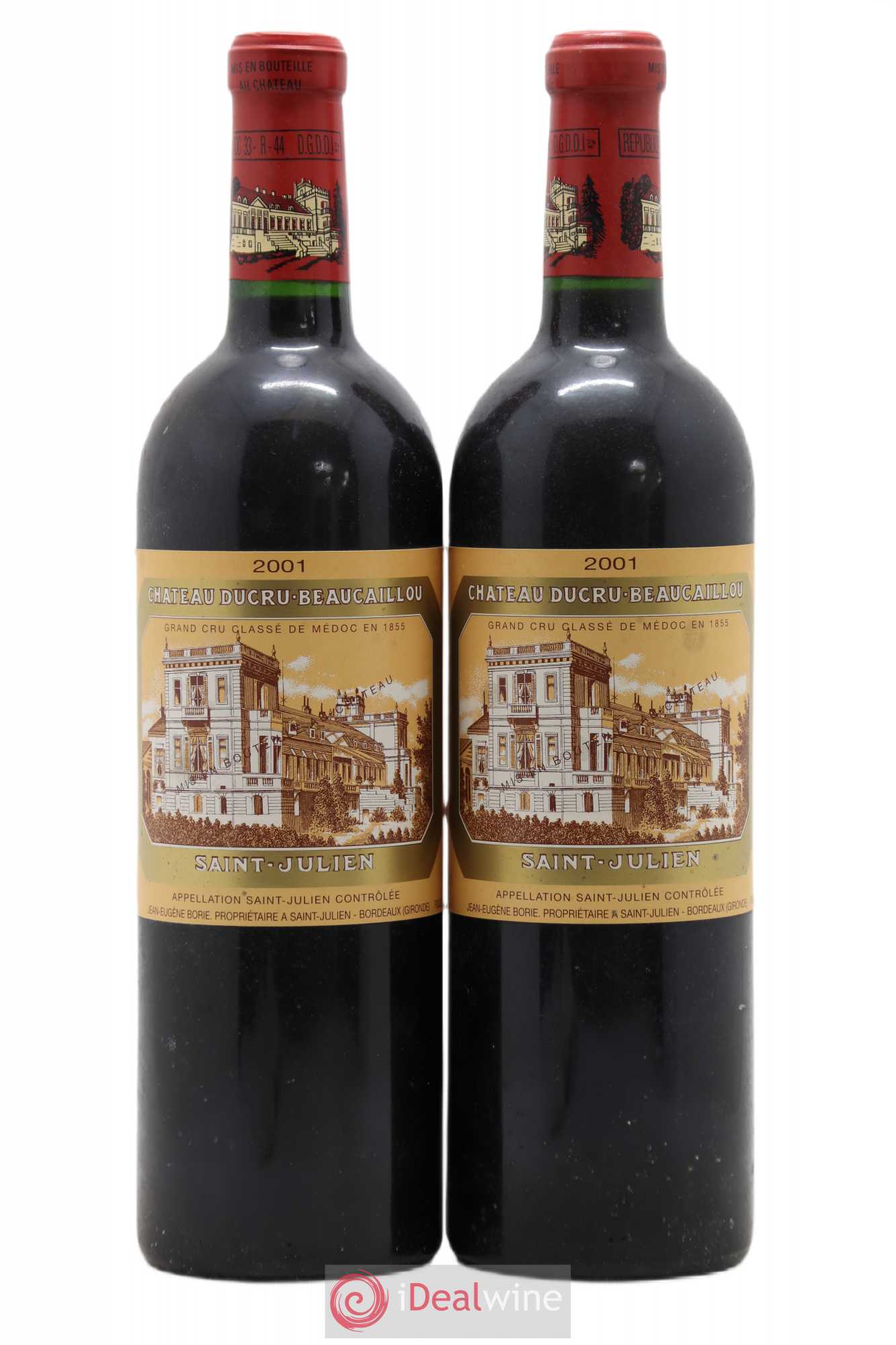 Château Ducru Beaucaillou 2ème Grand Cru Classé 2001 - Lot de 2 bouteilles - 0