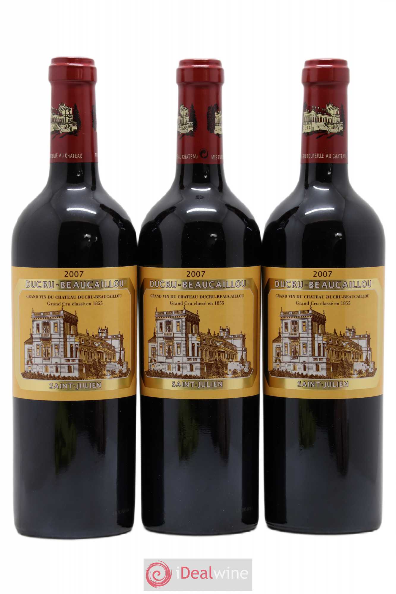 Château Ducru Beaucaillou 2ème Grand Cru Classé 2007 - Lot de 3 bouteilles - 0