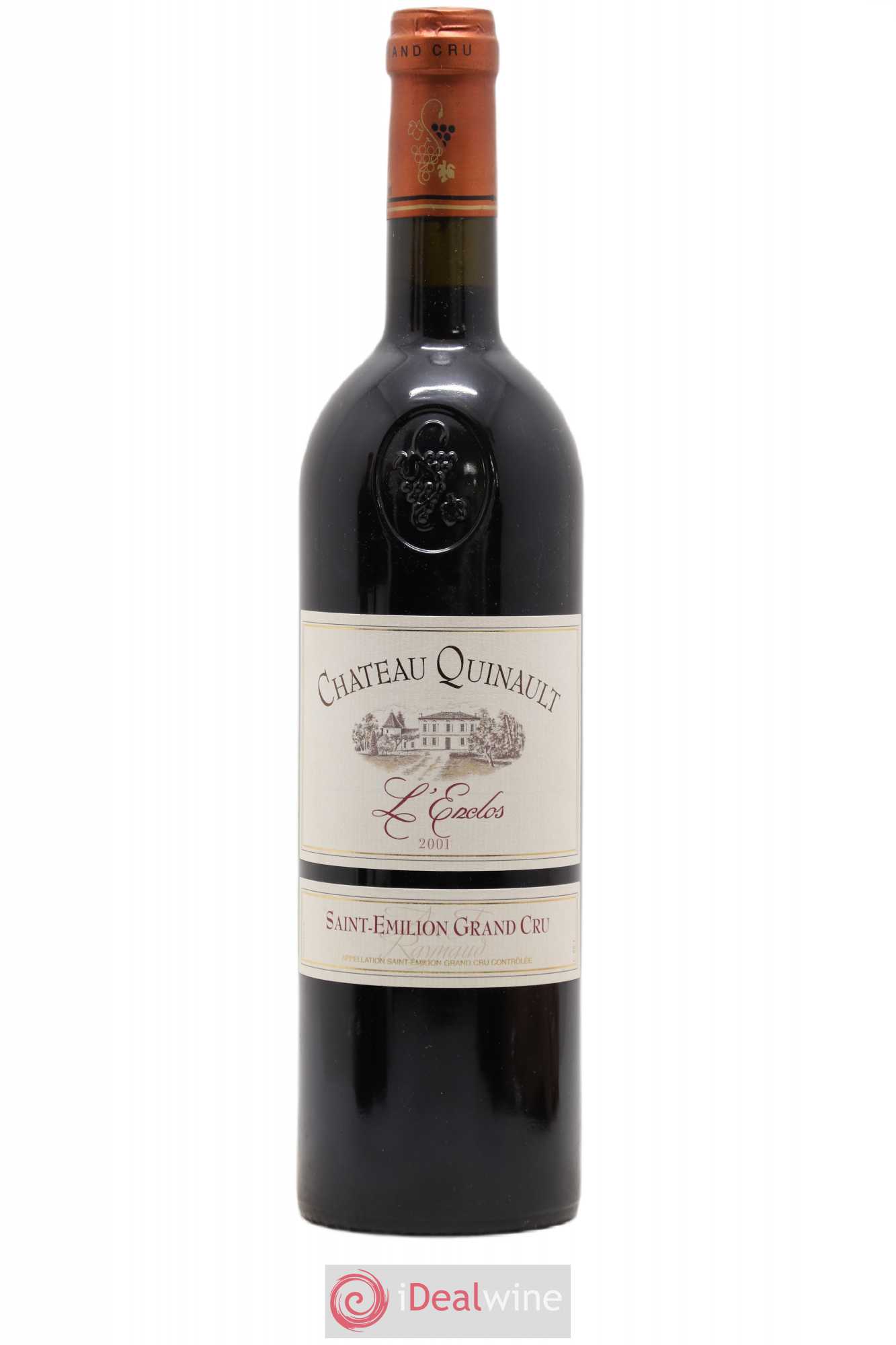Château Quinault L'Enclos 2001 - Lot de 1 bouteille - 0