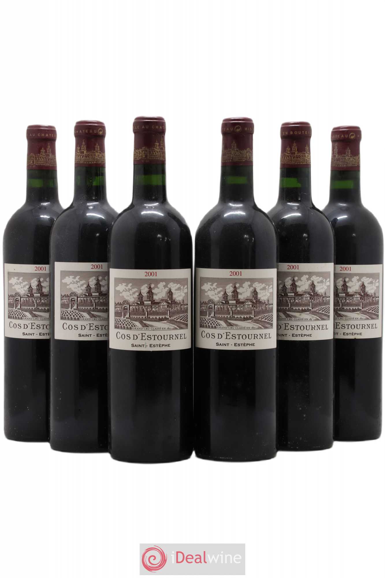 Cos d'Estournel 2ème Grand Cru Classé 2001 - Lot de 6 bouteilles - 0