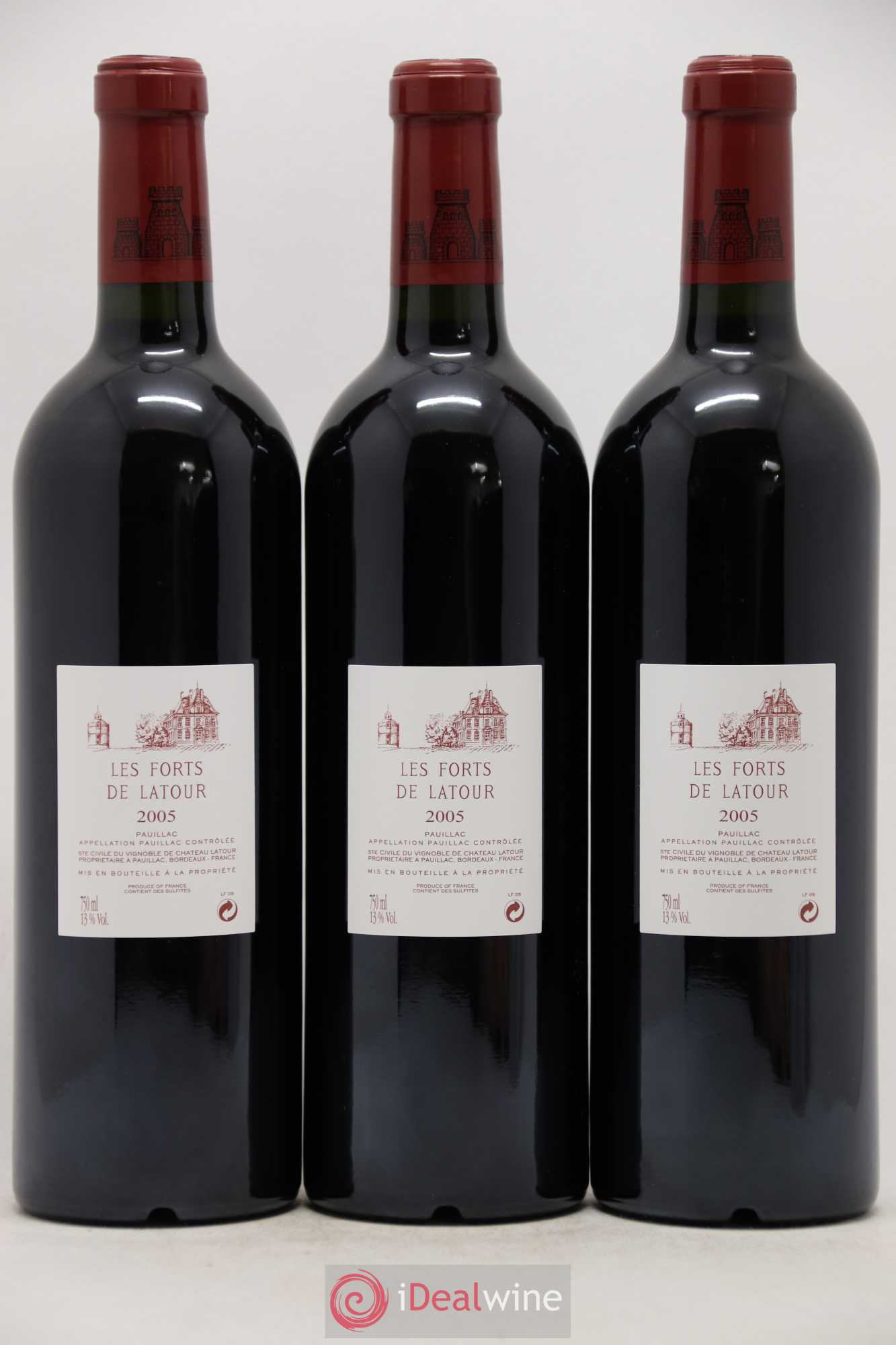 Les Forts de Latour Second Vin 2005 - Lot de 3 bouteilles - 1