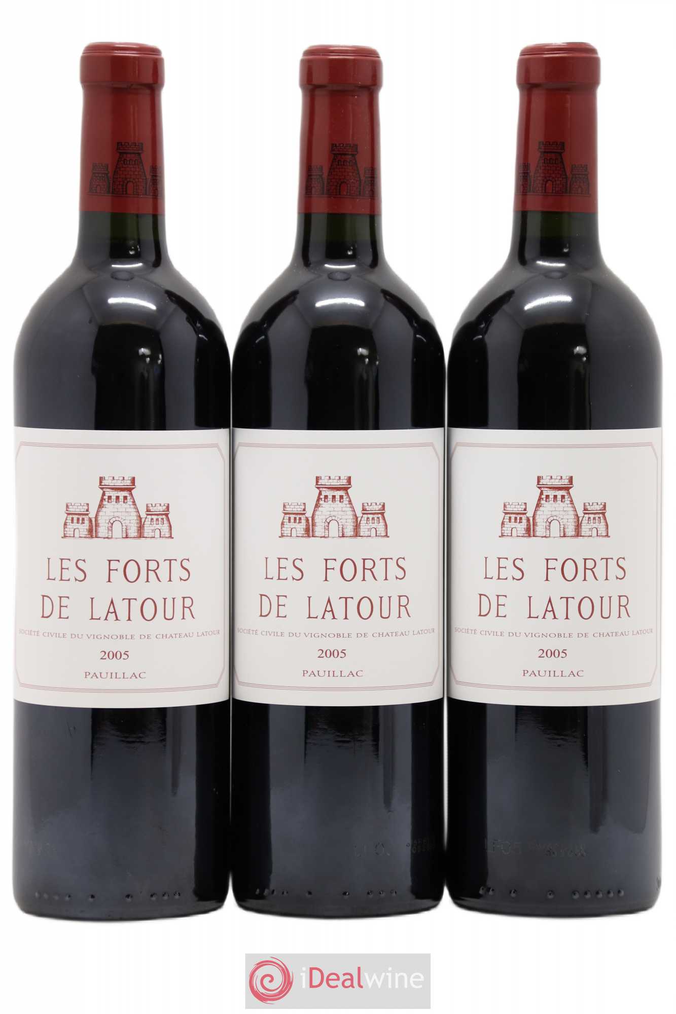 Les Forts de Latour Second Vin 2005 - Lot de 3 bouteilles - 0