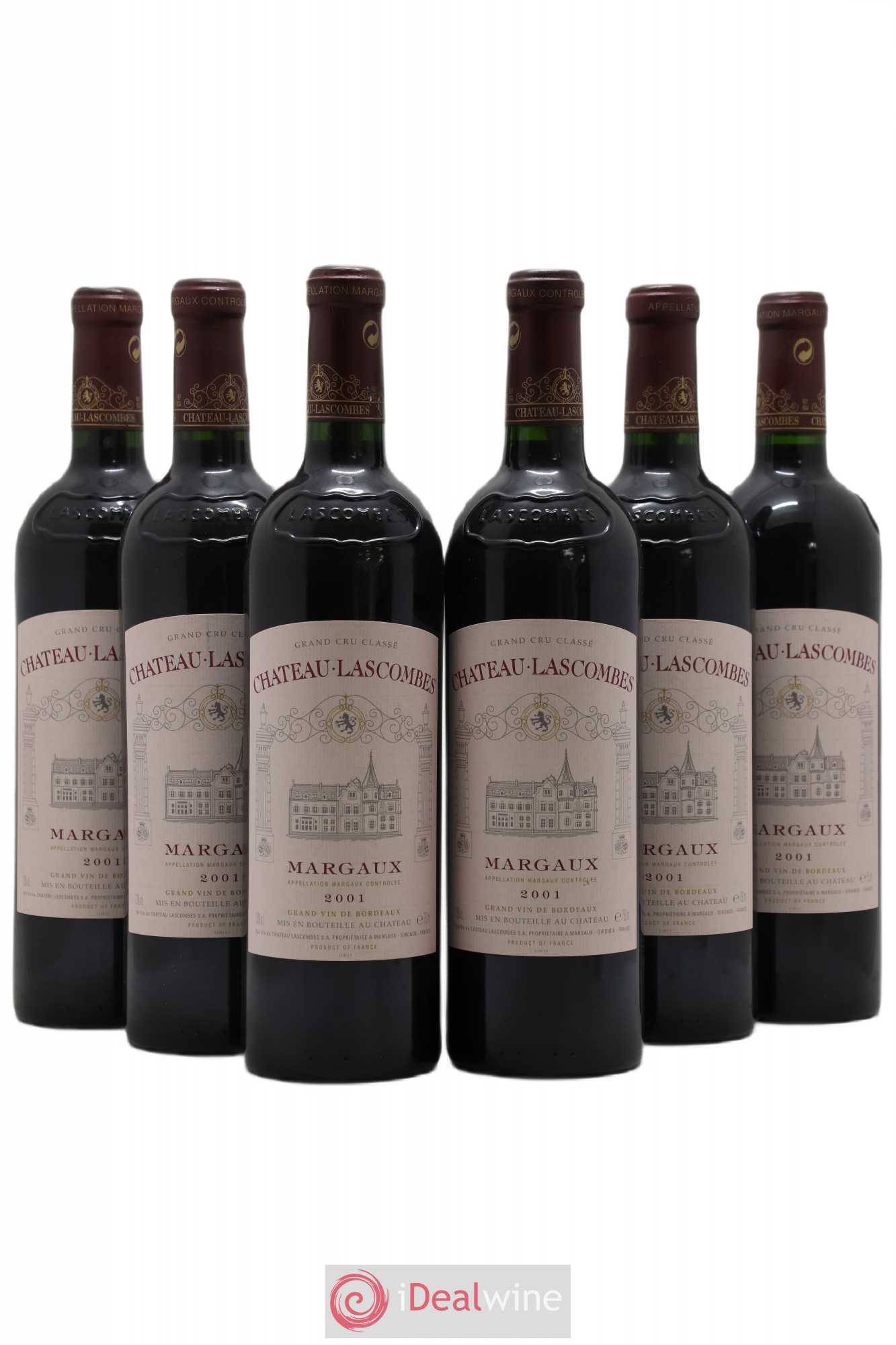 Château Lascombes 2ème Grand Cru Classé 2001 - Lot de 6 bouteilles - 0