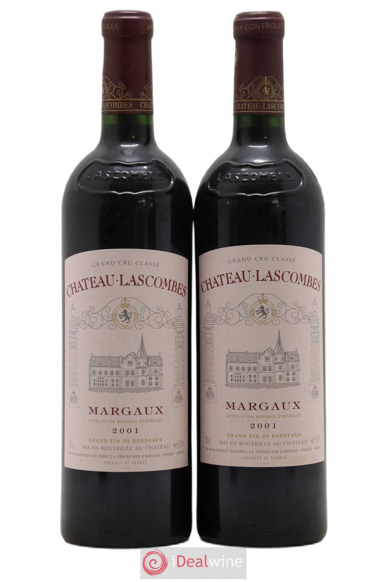 Château Lascombes 2ème Grand Cru Classé 2001 - Lot de 2 bouteilles - 0