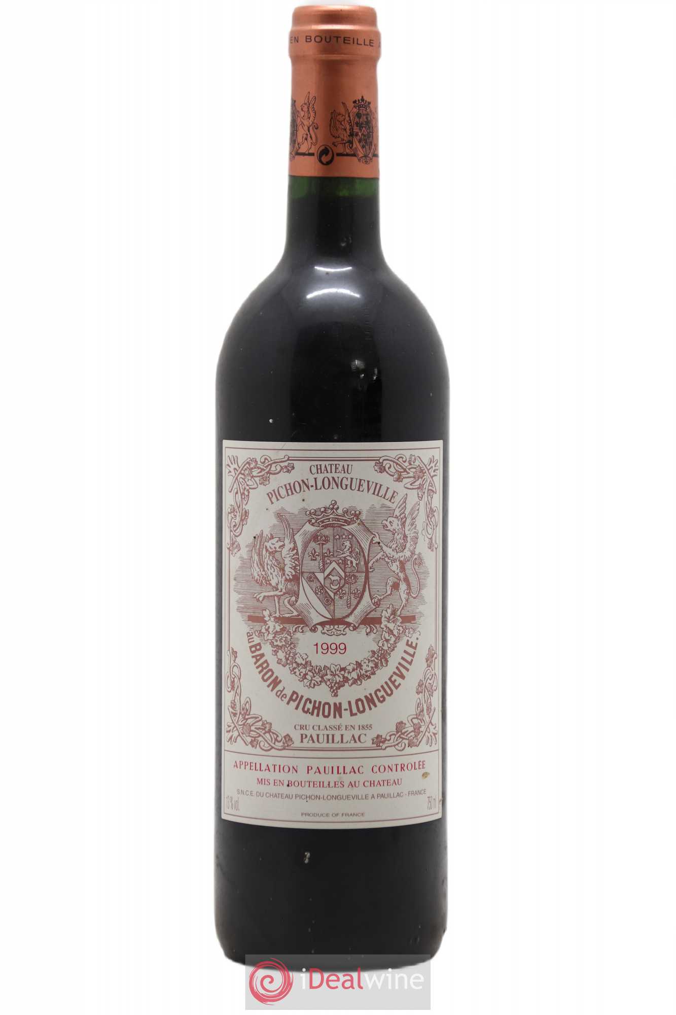 Pichon Longueville Baron 2ème Grand Cru Classé 1999 - Lot de 1 bouteille - 0