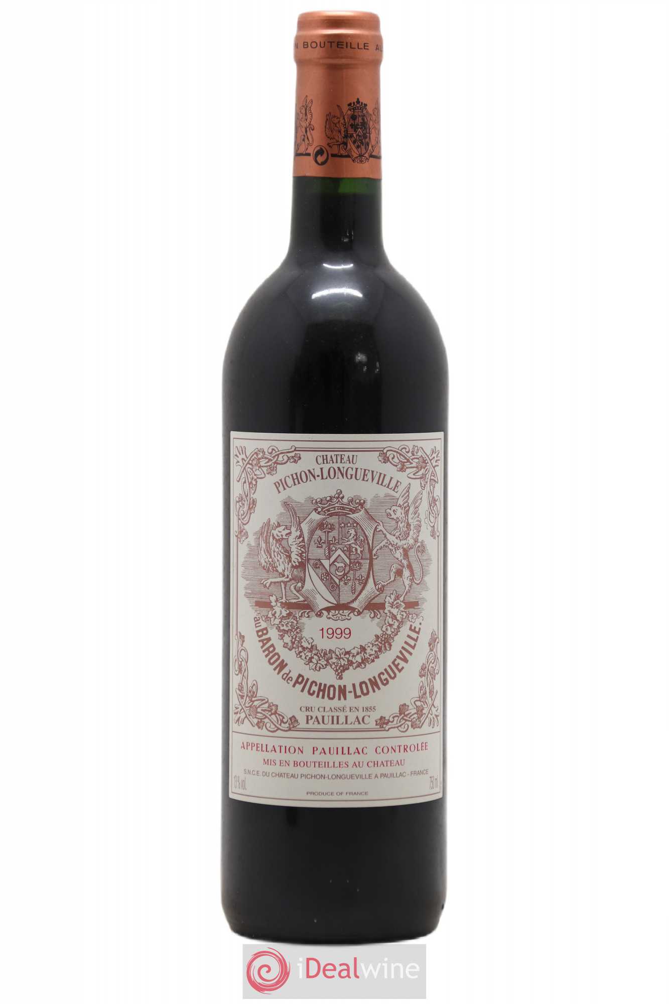 Pichon Longueville Baron 2ème Grand Cru Classé 1999 - Lot de 1 bouteille - 0