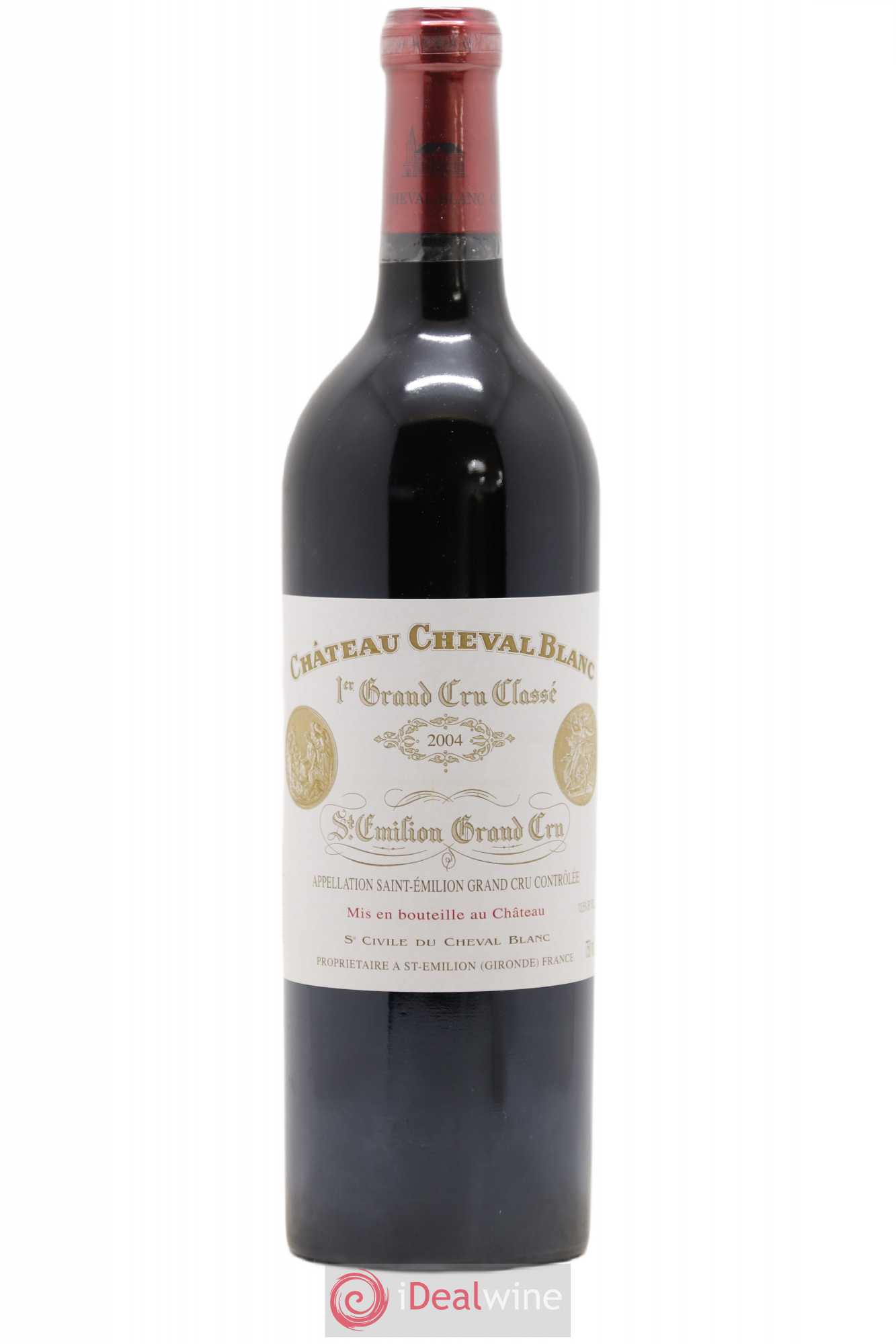 Château Cheval Blanc 1er Grand Cru Classé A 2004 - Lot de 1 bouteille - 0