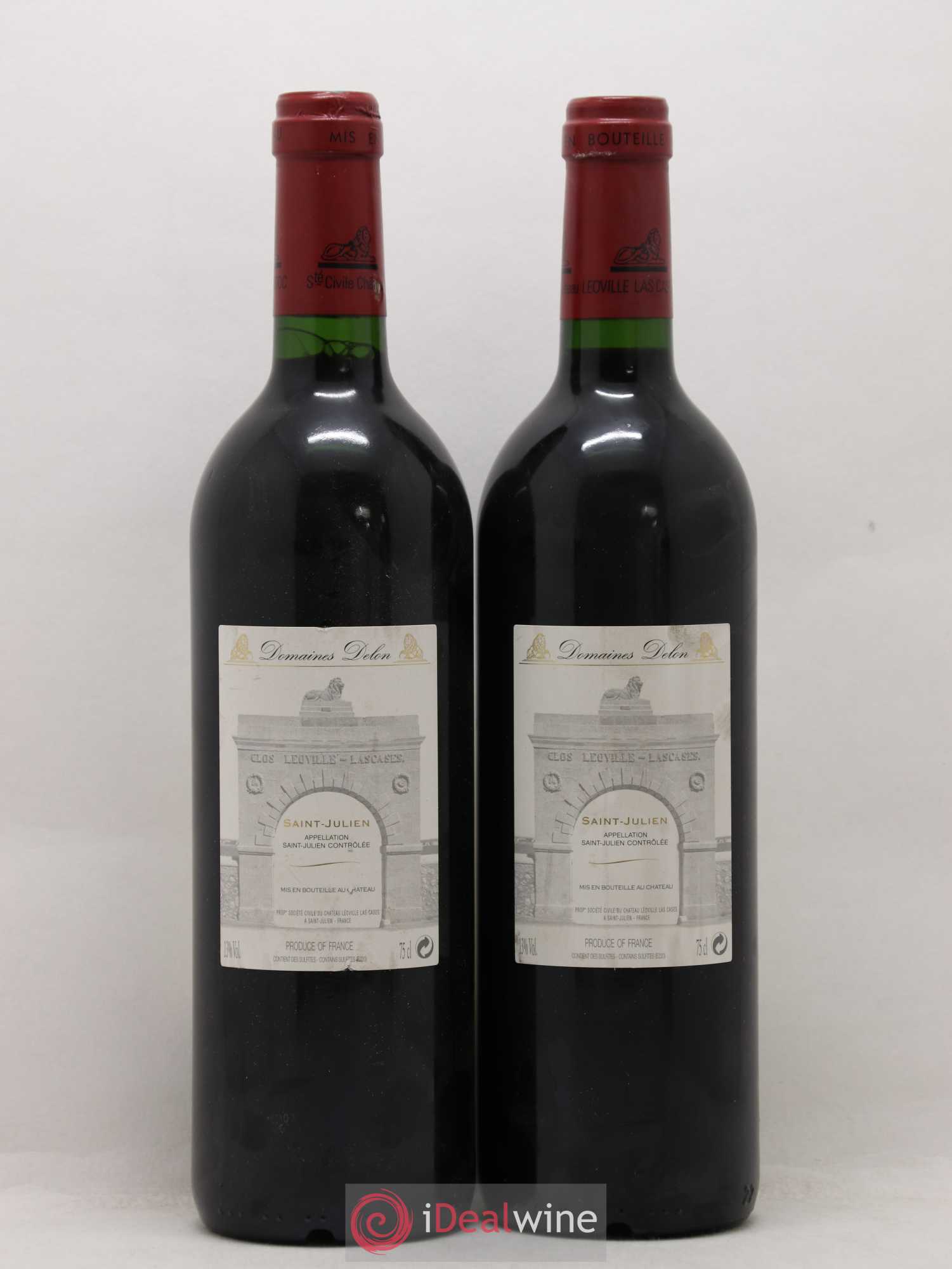 Château Léoville Las Cases 2ème Grand Cru Classé 2003 - Lot de 2 bouteilles - 1