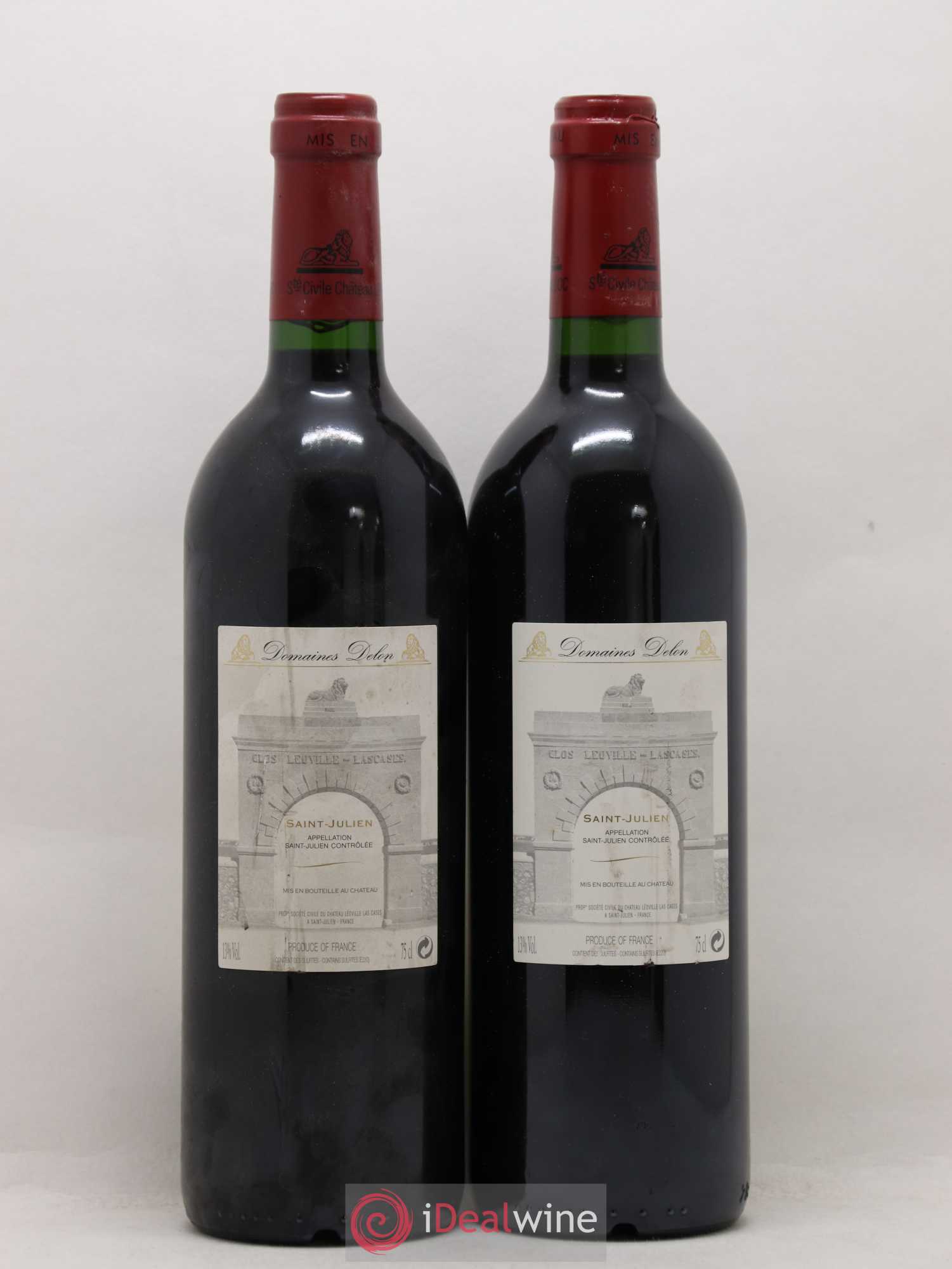 Château Léoville Las Cases 2ème Grand Cru Classé 2003 - Lot de 2 bouteilles - 1