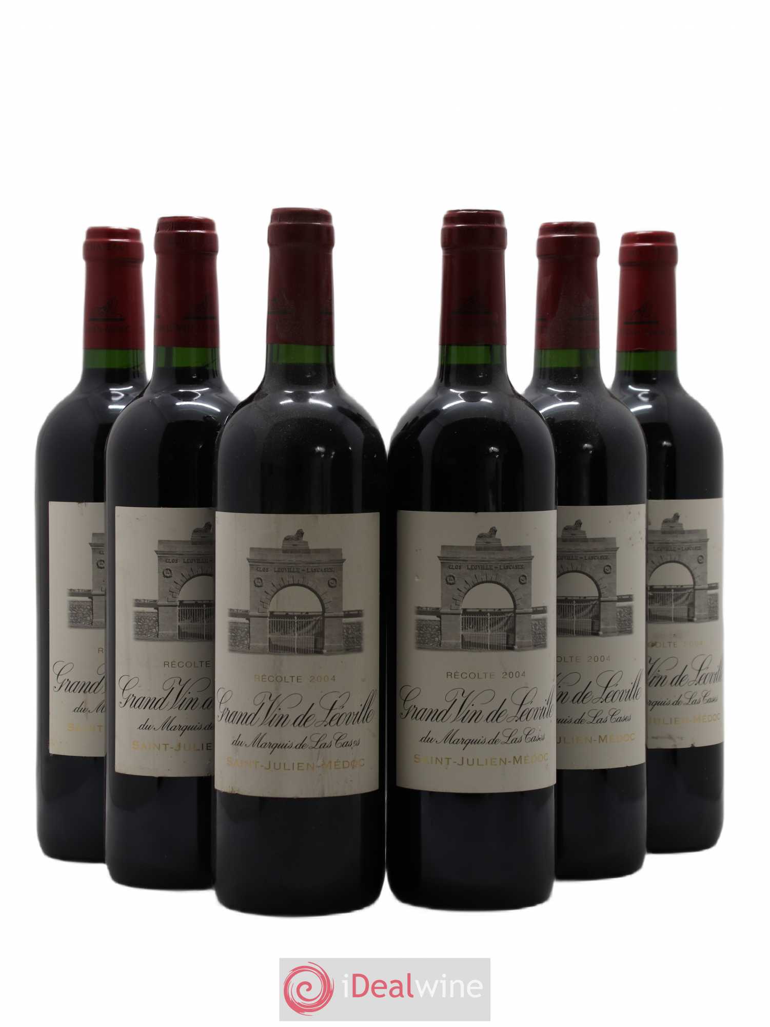 Château Léoville Las Cases 2ème Grand Cru Classé 2004 - Lot de 6 bouteilles - 0